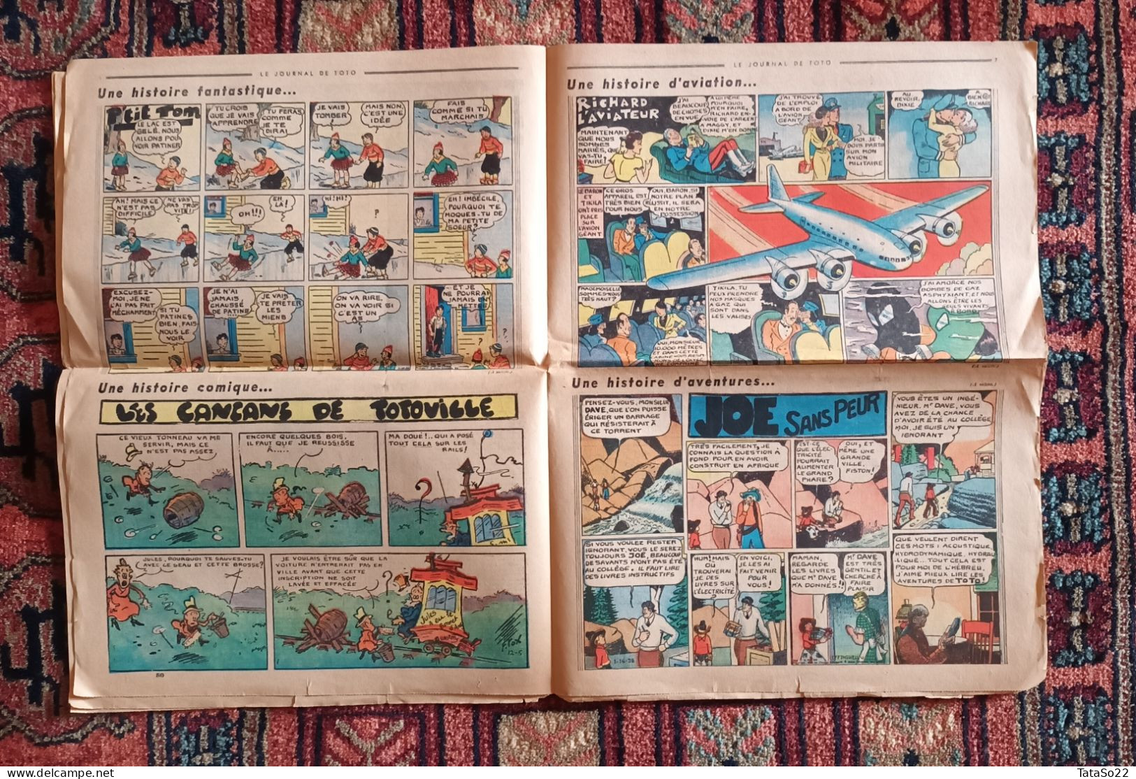 Le Journal De Toto N° 50 - Jeudi 17 Février 1938 - Les Aventures De Toto - Autres & Non Classés