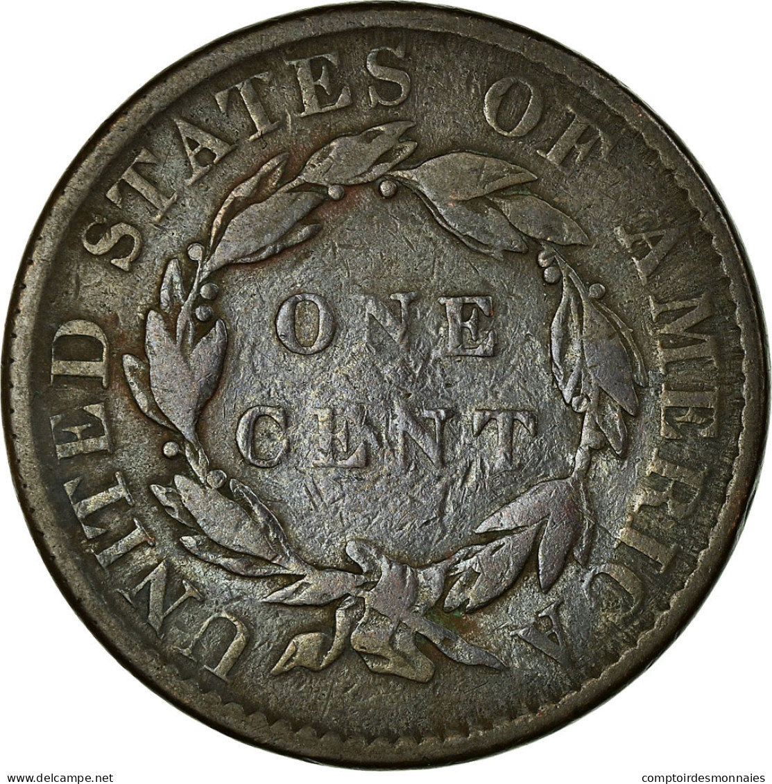 Monnaie, États-Unis, Coronet Cent, Cent, 1819, U.S. Mint, Philadelphie, B+ - 1816-1839: Coronet Head (Testa Coronata