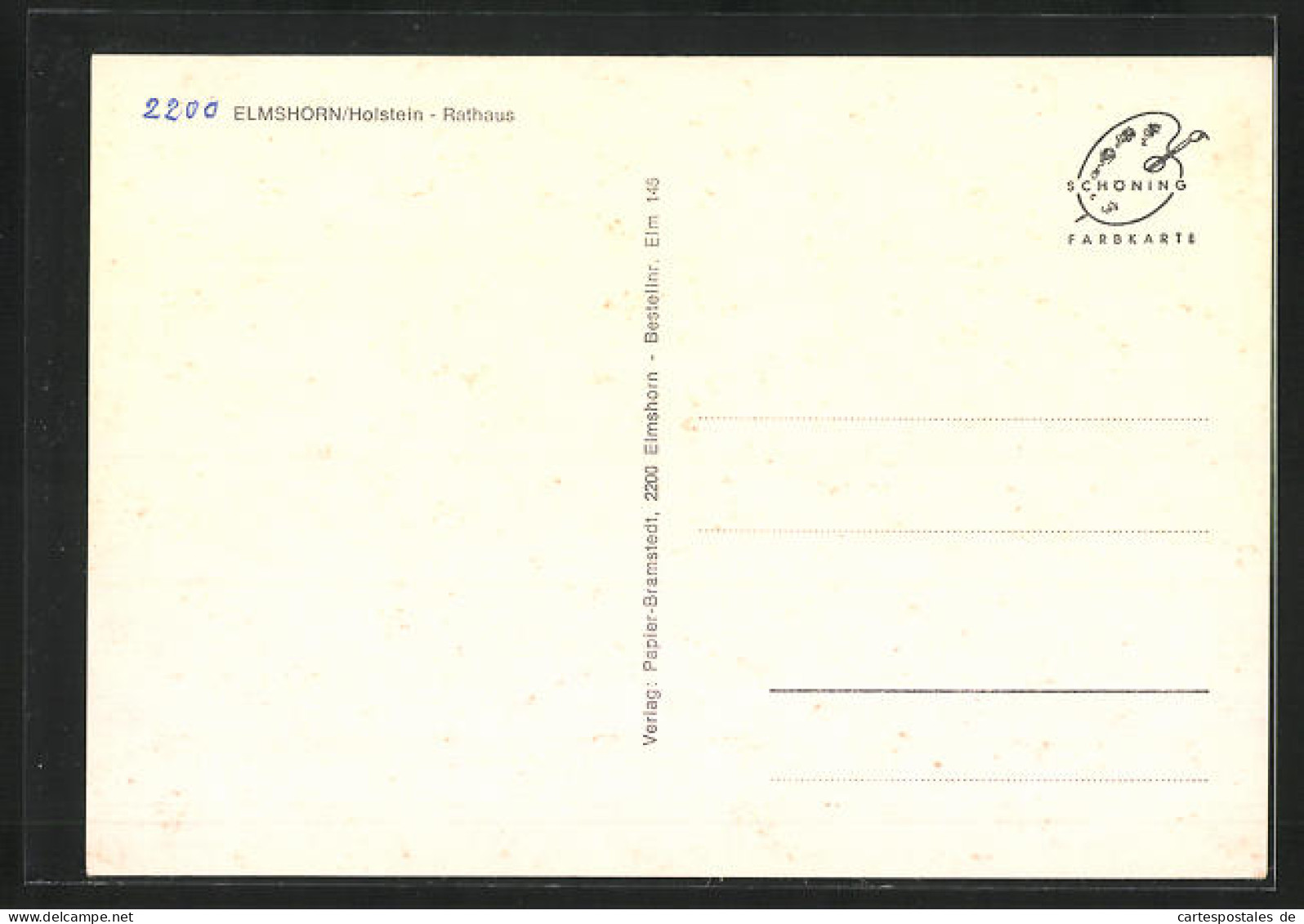 AK Elmshorn /Holstein, Rathaus  - Elmshorn