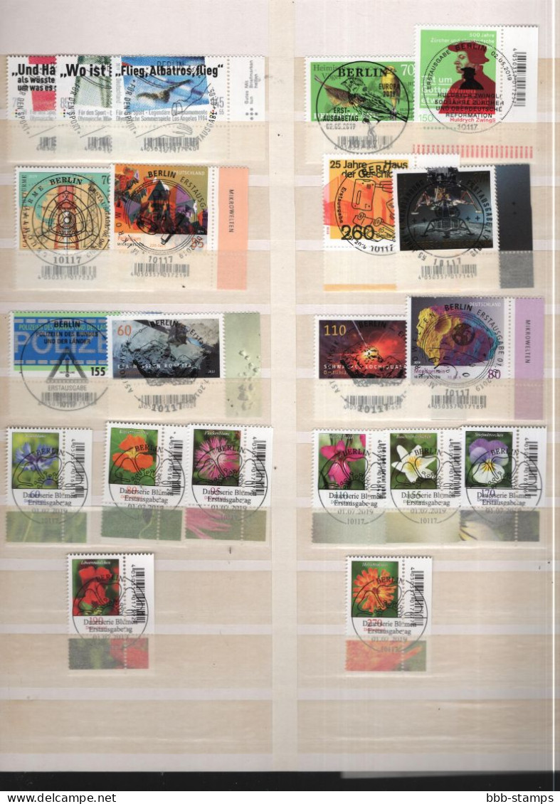 Deutschland Bogenmarken Aus Den Ecken Kpl Jahrgang 2019 - Annual Collections