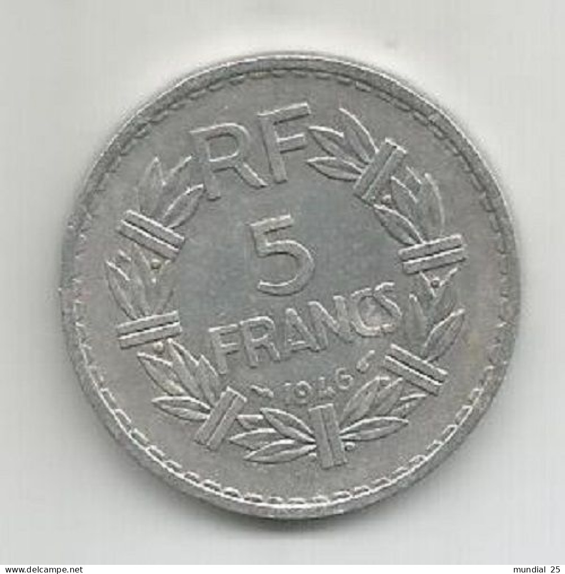 FRANCE 5 FRANCS 1946 - 5 Francs