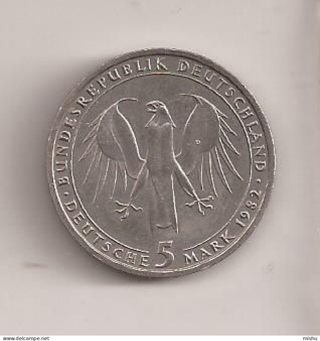 Germany Coin - 5 Deutsche Mark 1982 - Moartea Lui Johann Wolfgang Von Goethe - Andere & Zonder Classificatie