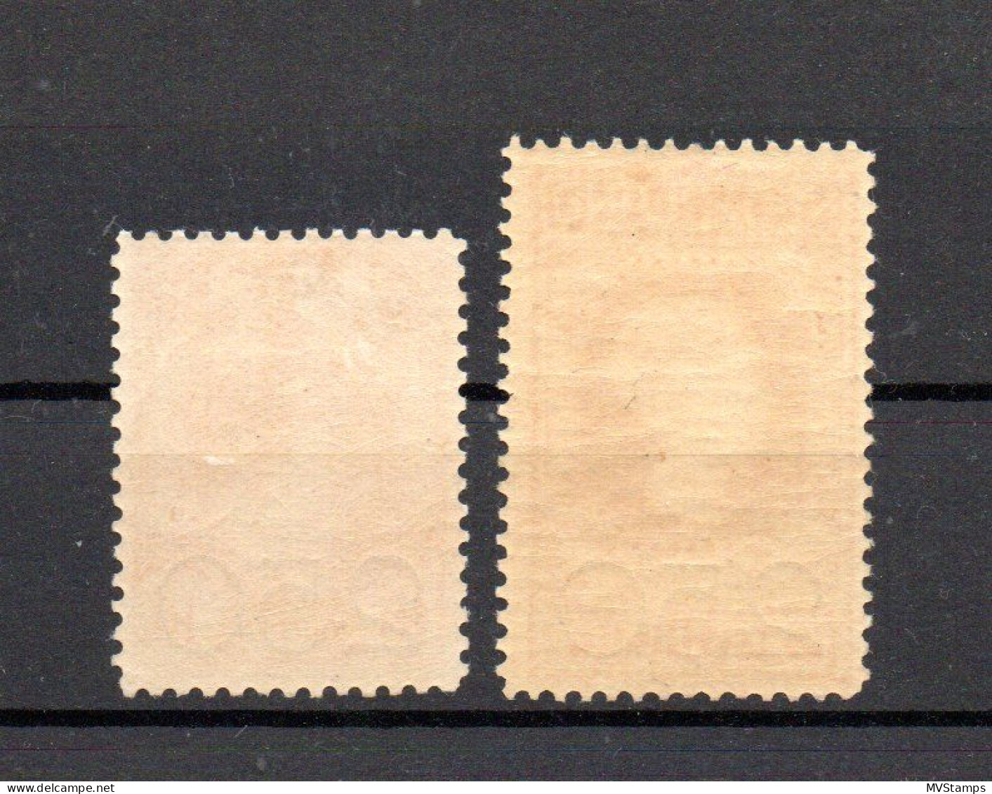 Netherlands 1920 Set Overprinted Queen Wilhelmina Stamps (Michel 99/100) MLH - Neufs