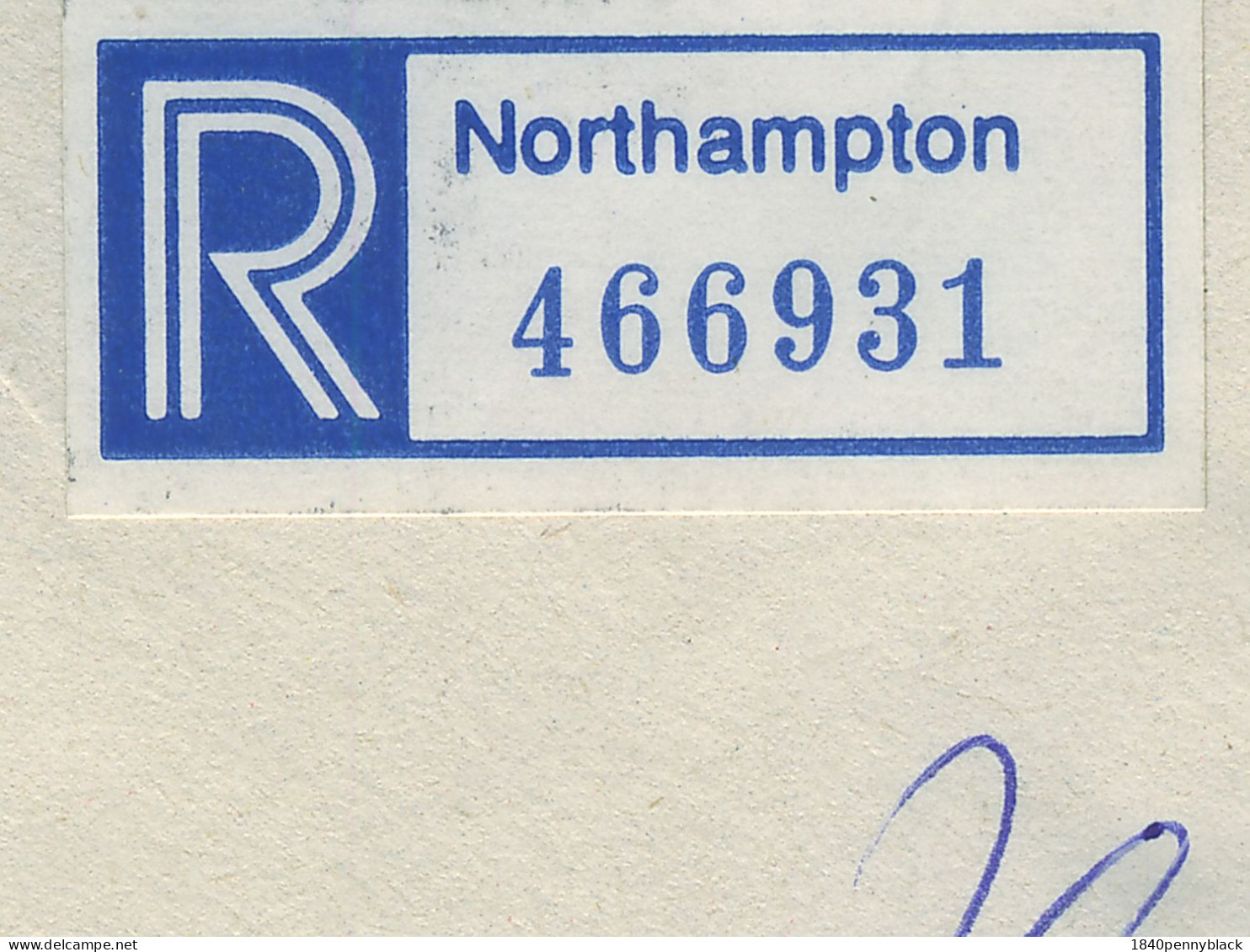 GB  1986 Registered Letter From Moulton Northampton To Prague At £1-57 Rate In Machins - Briefe U. Dokumente