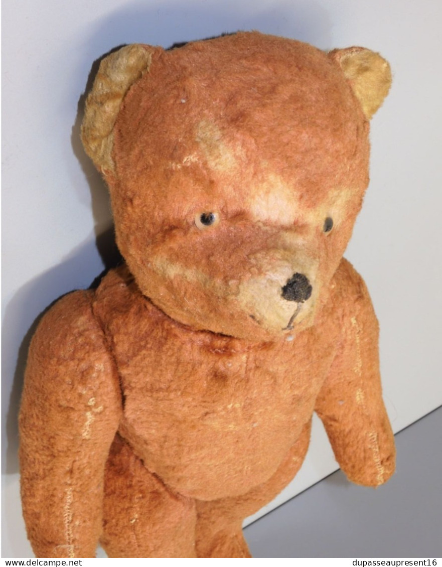 -ANCIEN NOUNOURS PELUCHE ANCIENNE TEDDY BEAR COLLECTION JOUET ANCIEN    E