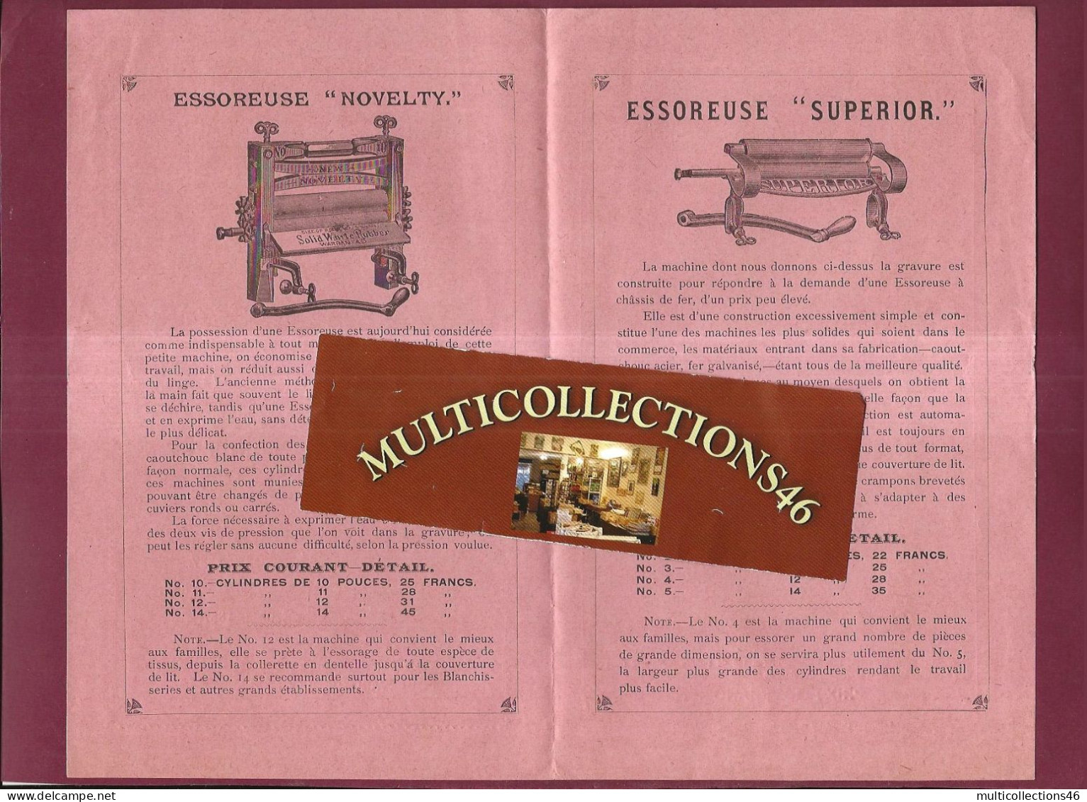 160624 - Pub ROYAUME UNI LONDRES Essoreuse BAILEY WRINGING MACHINE Co Essoreuse - Exposition 1889 - Ver. Königreich