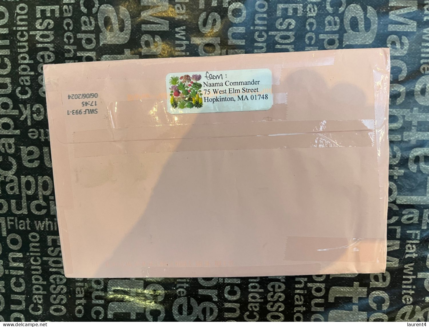 17-6-2024 (70) 23 Large Letter Posted From United States (USA) To Australia In 2024 (with 4 + 3 + 7 Stamps)  23  X 16 Cm - Lettres & Documents