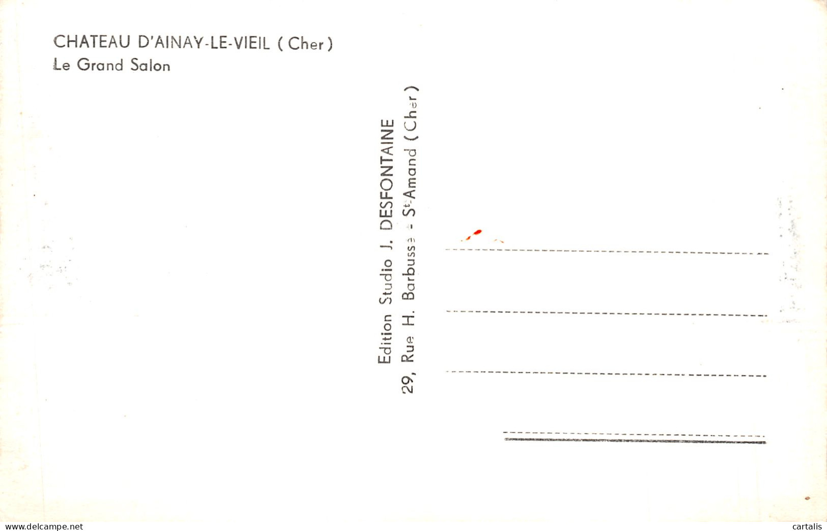 18-AINAY LE VIEIL LE CHATEAU-N°C-4324-E/0201 - Ainay-le-Vieil