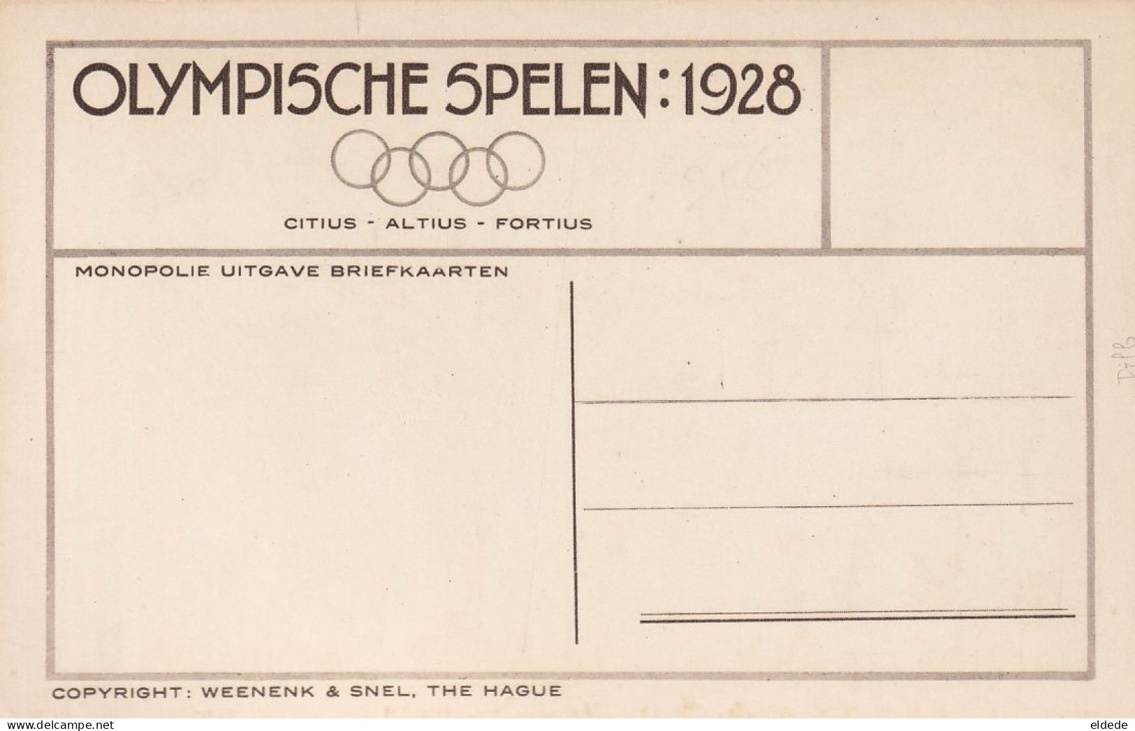 Olympic Games 1928 Football Match Uruguay Argentine Amsterdam - Olympische Spiele