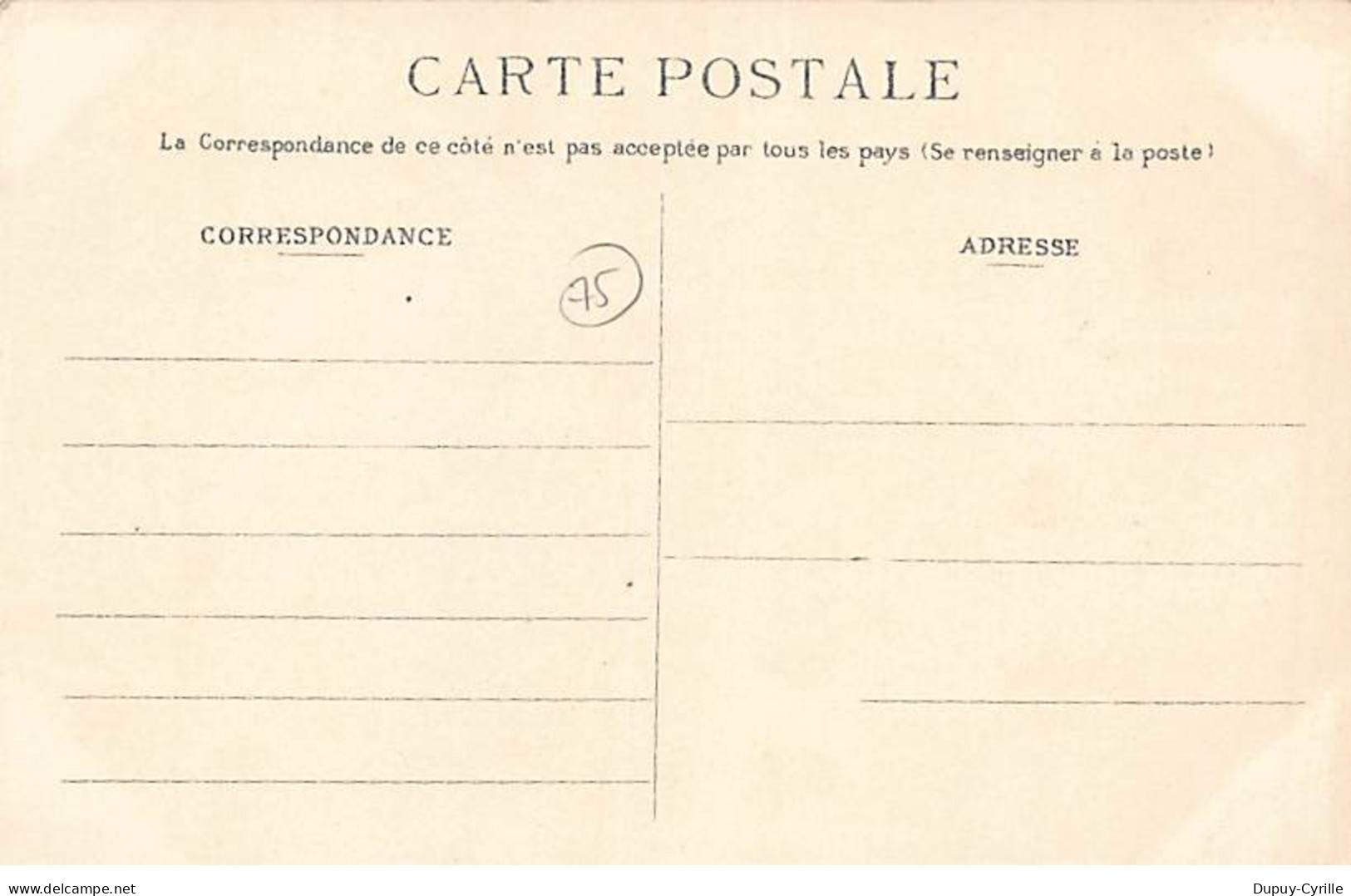 PARIS - Intérieur De La Gare D'Orléans - Quai D'Orsay - Très Bon état - Arrondissement: 07