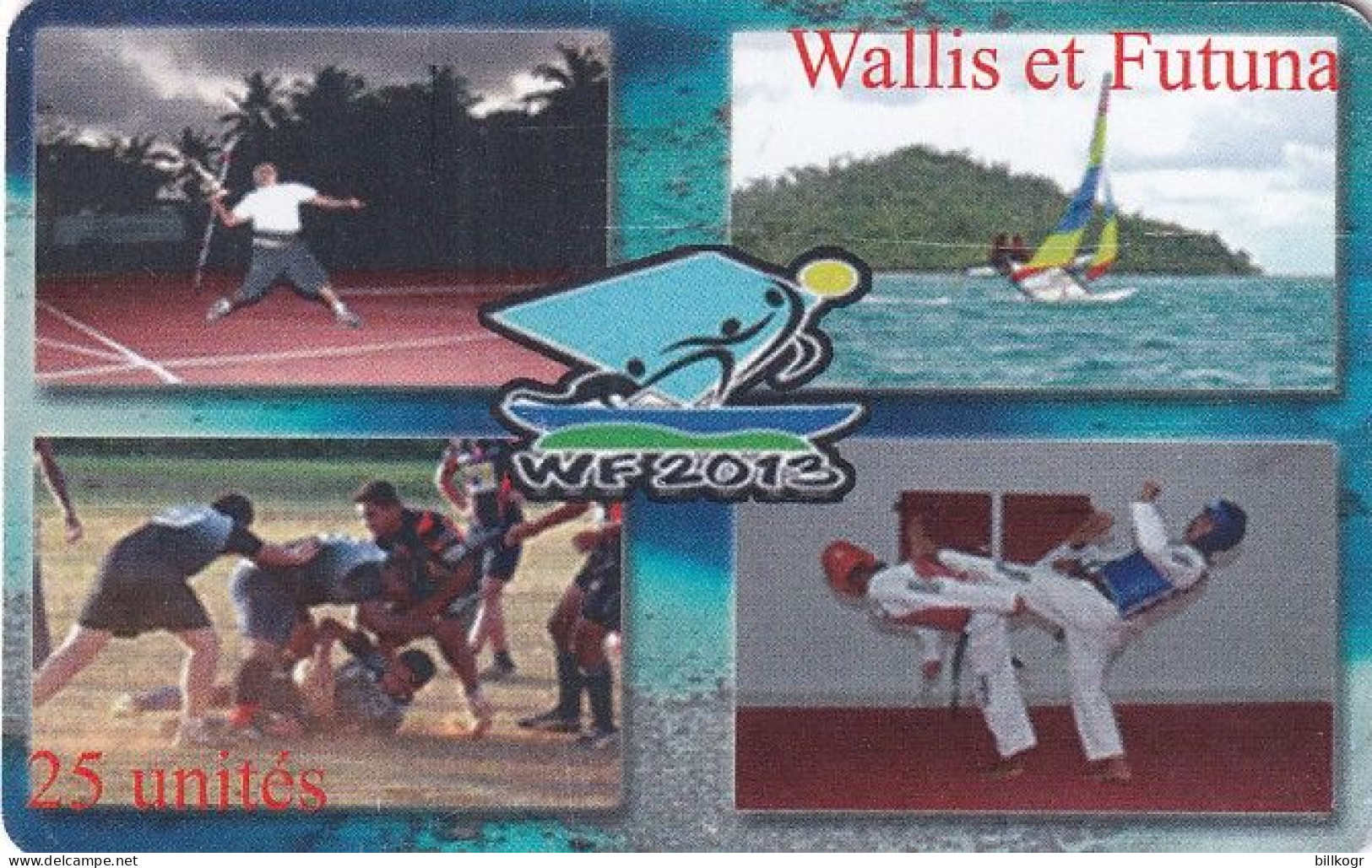 WALLIS & FUTUNA - Disciplines Mini-jeux 2013(no Number), Tirage 5000, Used - Wallis En Futuna