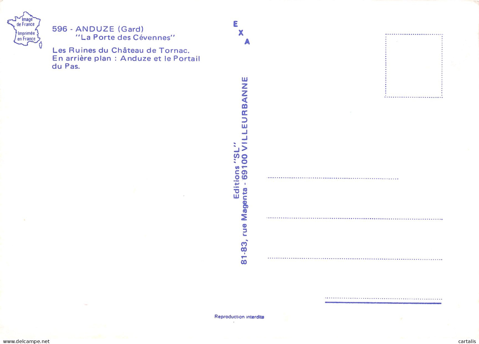 30-ANDUZE-N°3839-C/0147 - Anduze