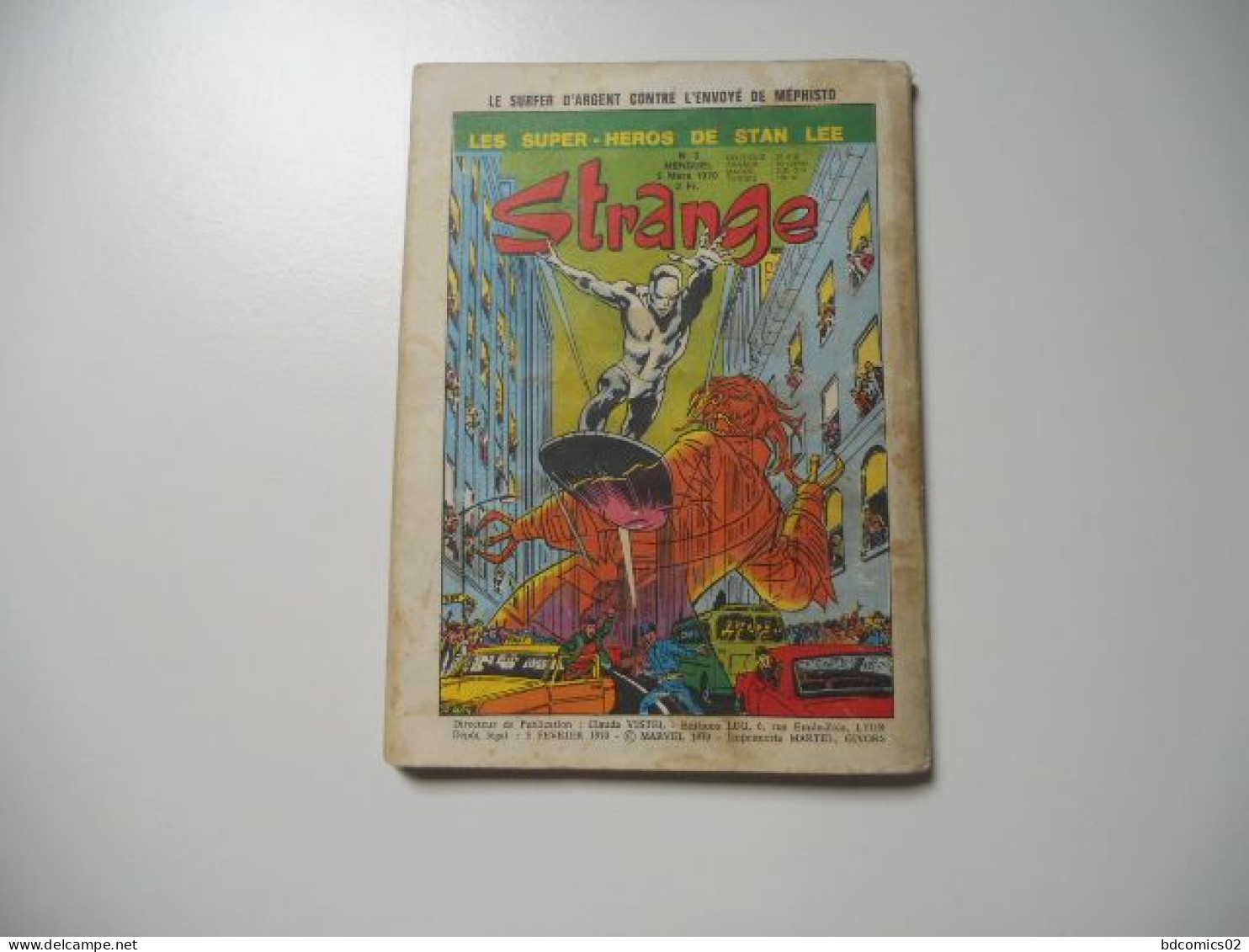 STRANGE N°2 FEVRIER 1970 - Strange