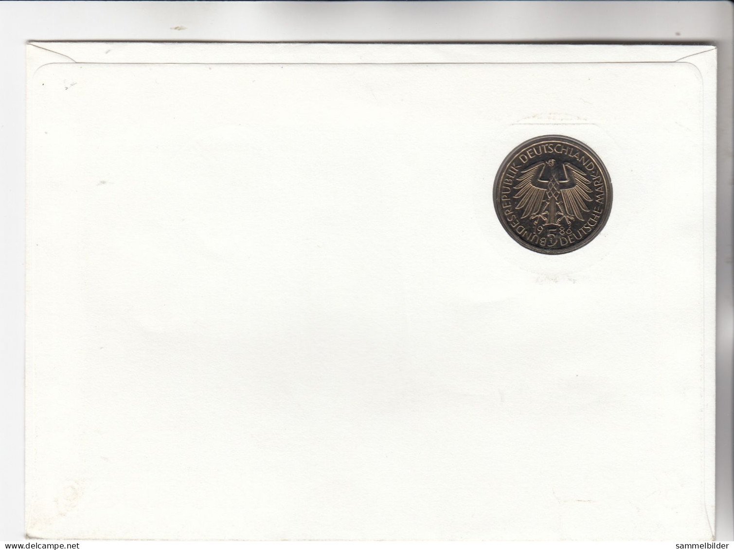Numisbrief 600 Jahre Heidelberg Mit 5 DM Münze  Von 16.10.1986 - Coin Envelopes