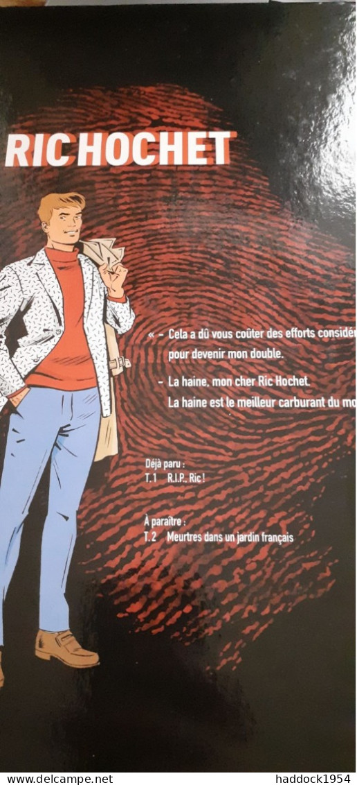 R.I.P. RIC ! Les Nouvelles Aventures De RIC HOCHET Tome 1 VAN LIEMT ZIDROU Le Lombard 2015 - Ric Hochet