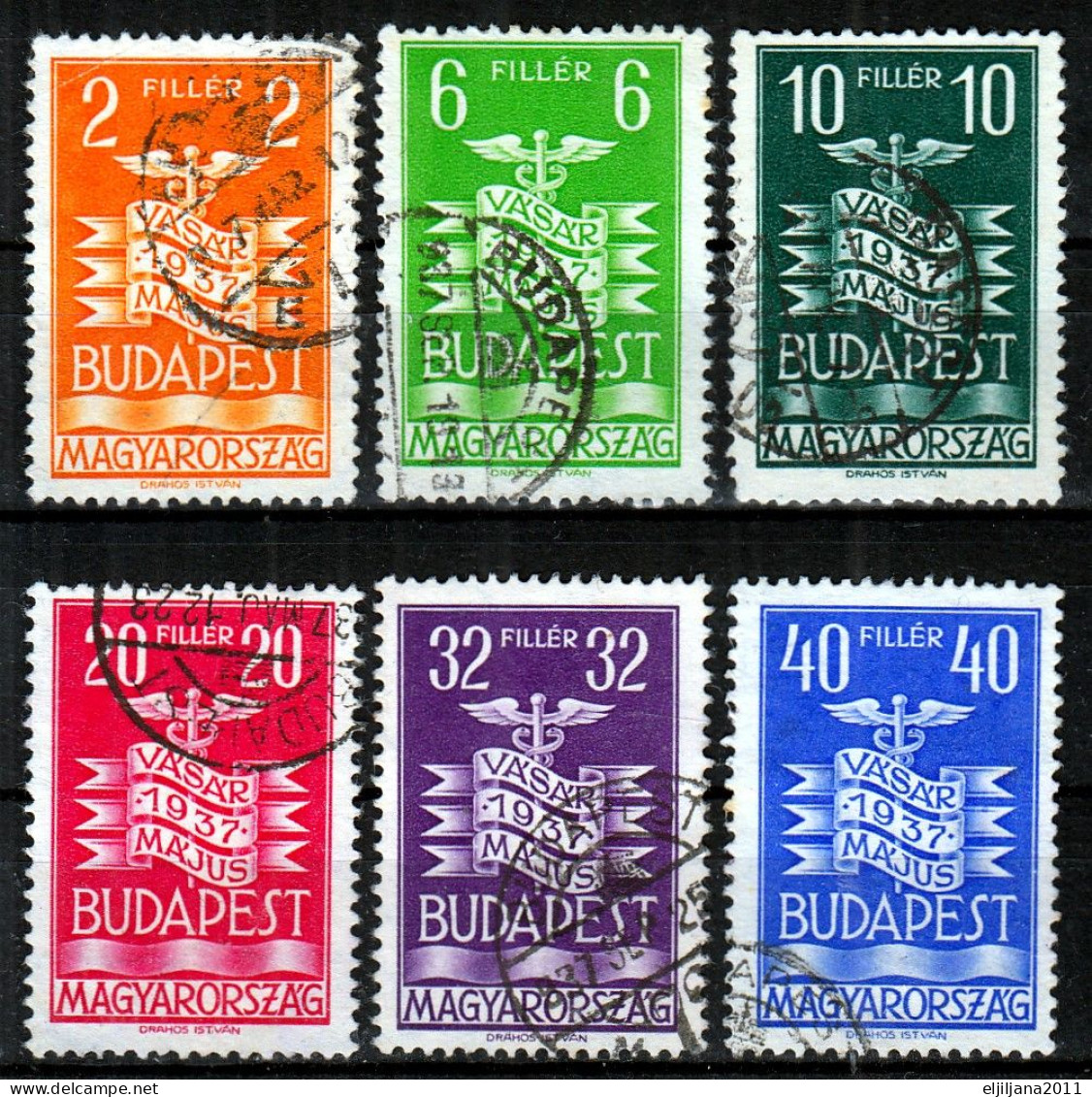 ⁕ HUNGARY 1919 - 1943 Ungarn / Magyarország ⁕ Small Collection Of 26 Used Stamps ⁕ See Scan - Collections