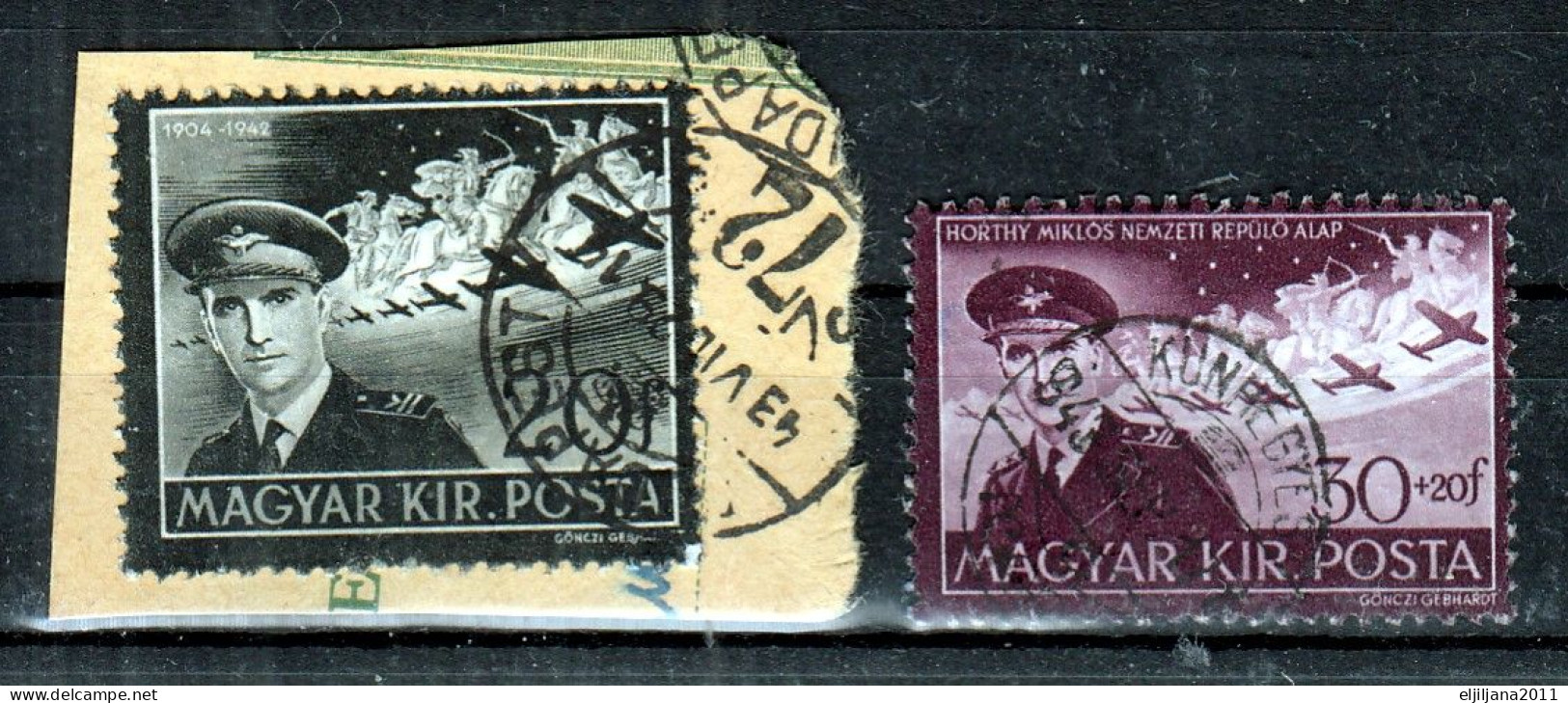 ⁕ HUNGARY 1919 - 1943 Ungarn / Magyarország ⁕ small collection of 26 used stamps ⁕ see scan