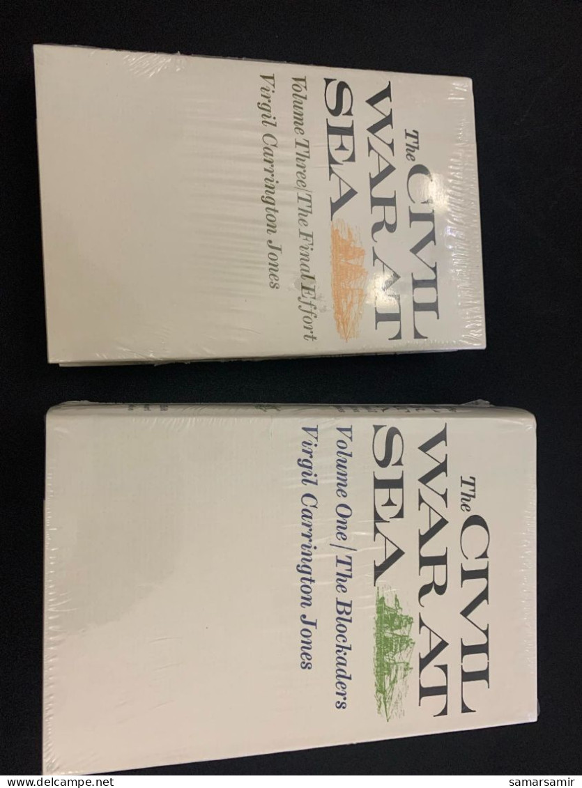 THE CIVIL WAR AT SEA VIRGIL CARRINGTON JONES Complete 3 Volume SEALED - Wars Involving US