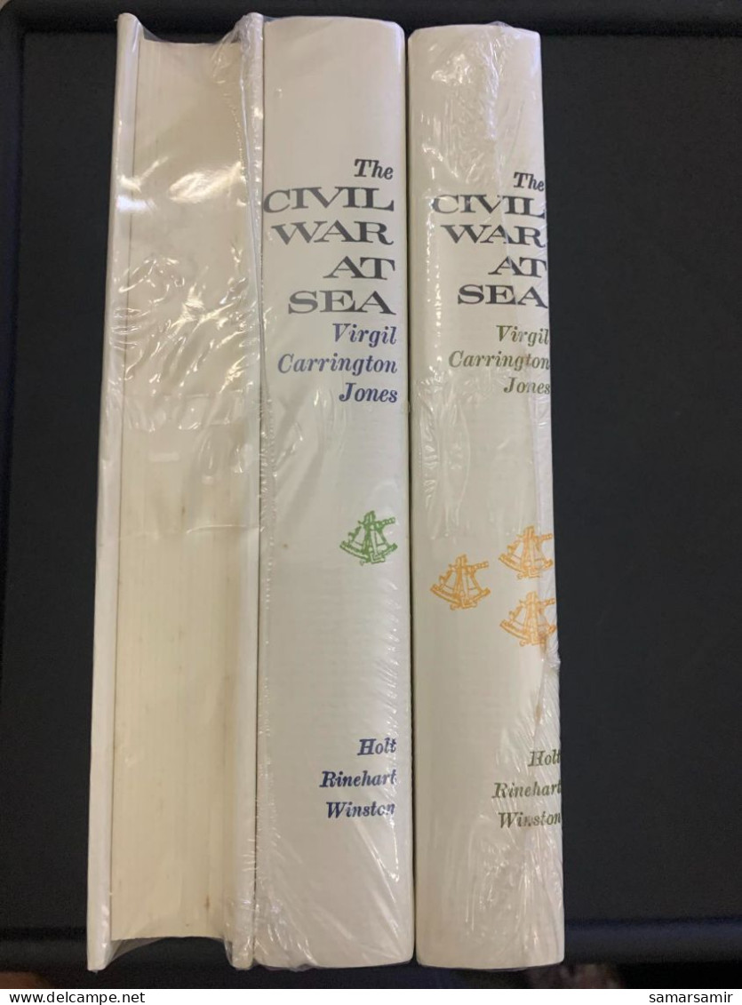 THE CIVIL WAR AT SEA VIRGIL CARRINGTON JONES Complete 3 Volume SEALED - Wars Involving US