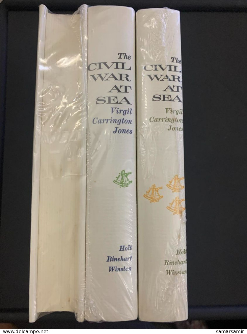 THE CIVIL WAR AT SEA VIRGIL CARRINGTON JONES Complete 3 Volume SEALED - Kriege US