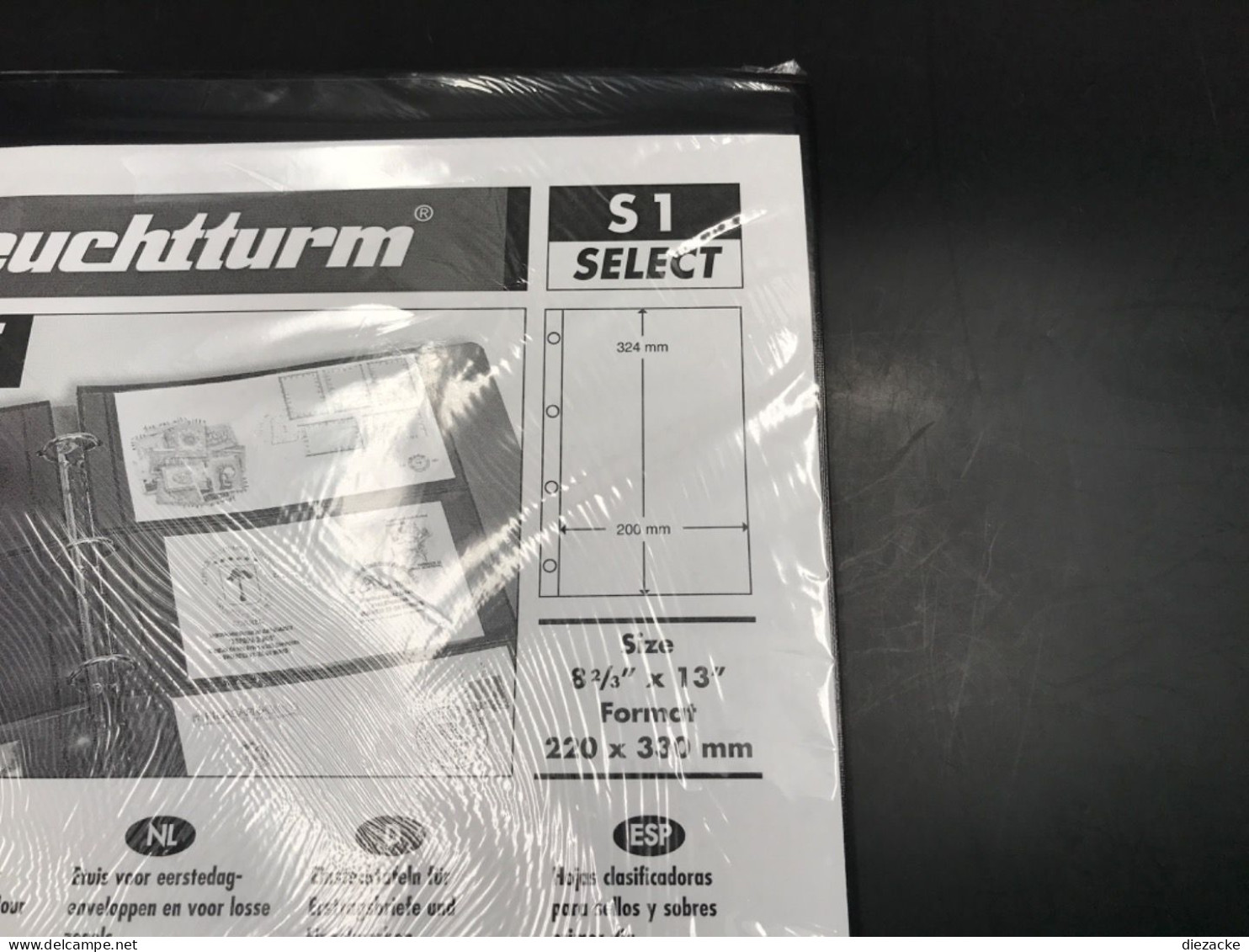 Leuchtturm Select Hüllen Schwarz S1 - Für Ersttagsbriefe Uvm. Neuwertig ( - Andere & Zonder Classificatie