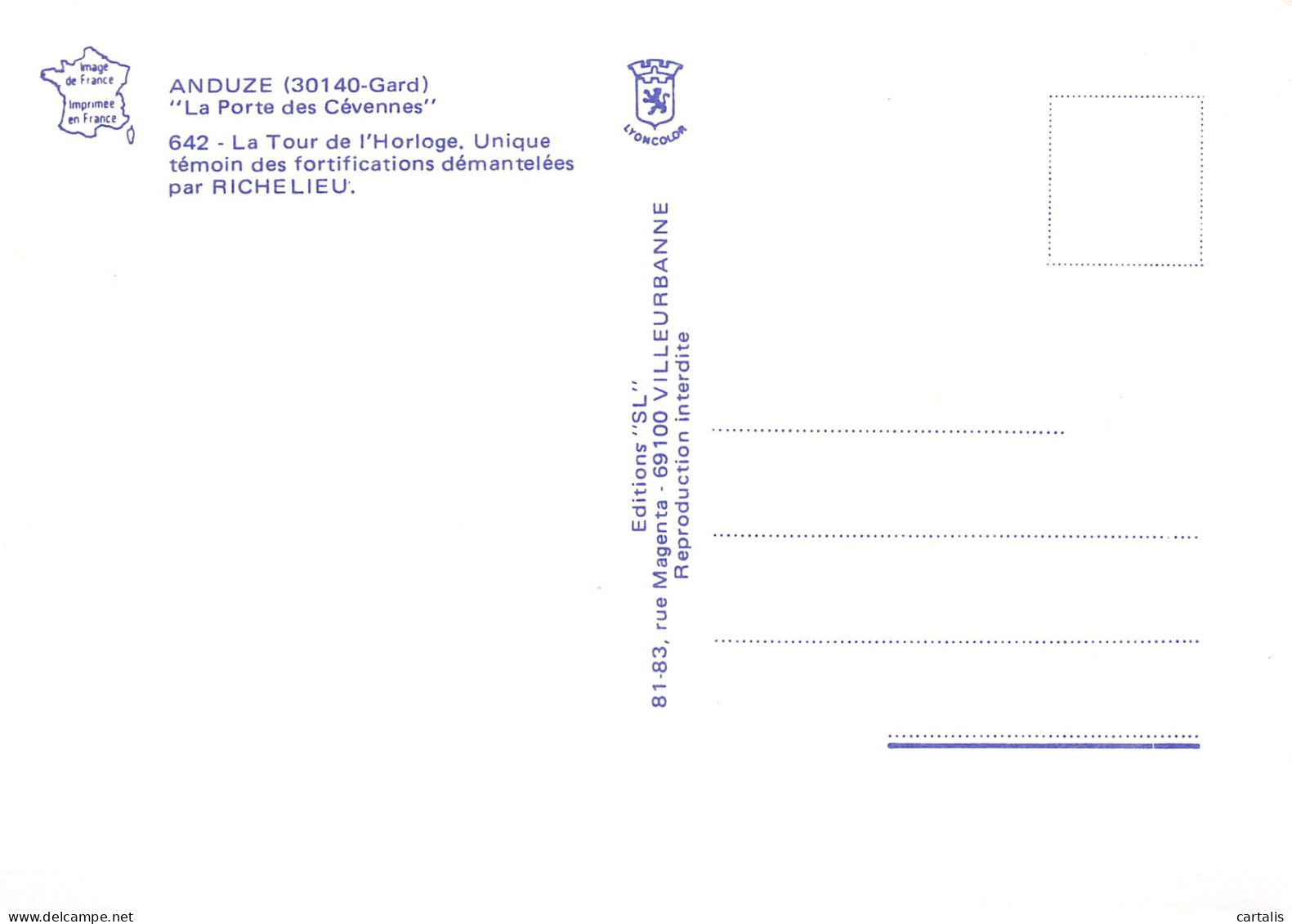 30-ANDUZE-N°3849-A/0185 - Anduze