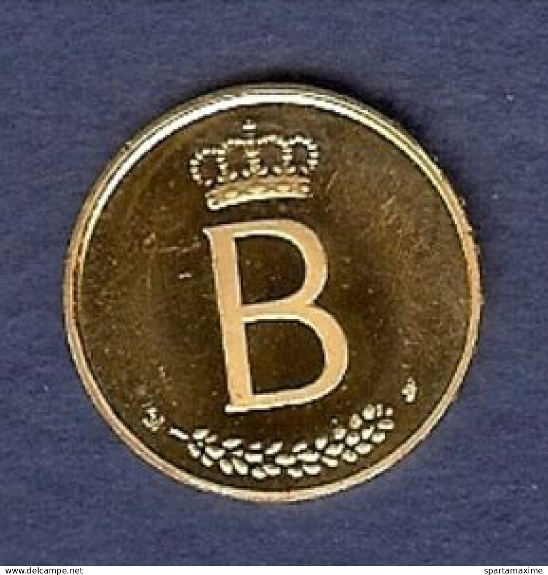 Gouden Herdenkingsmunt Boudewijn 1976 – Baldvinus Belgarum Rex - 18 Karaat Goud - Unclassified