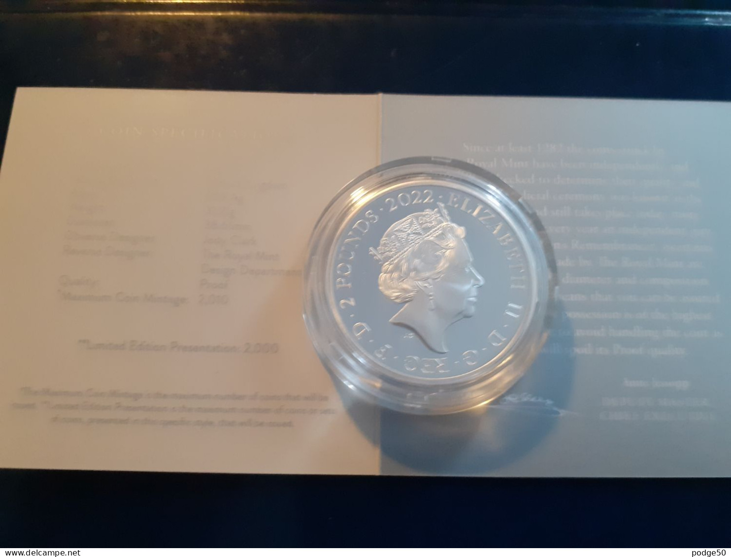 2022 CITY VIEWS OF ROME 1oz SILVER PROOF £2 IN ROYAL MINT PACKAGING ONLY 2000 ISSUED - Mint Sets & Proof Sets