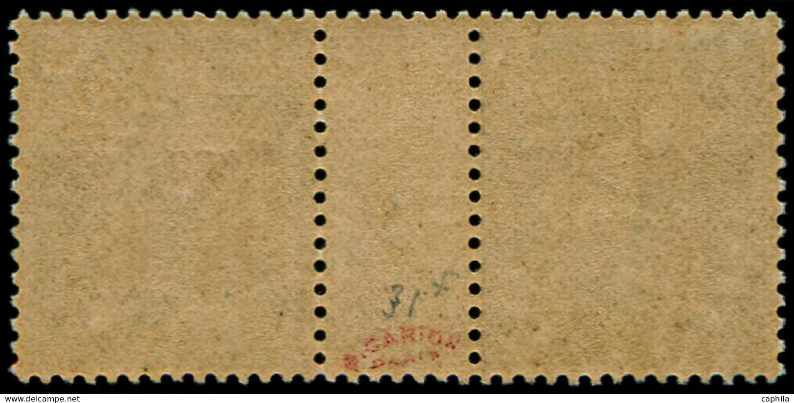 MONG-TZEU Poste ** - 31, Paire Millésime "4", Tirage 94, Gomme Coloniale - Cote: 1900 - Other & Unclassified