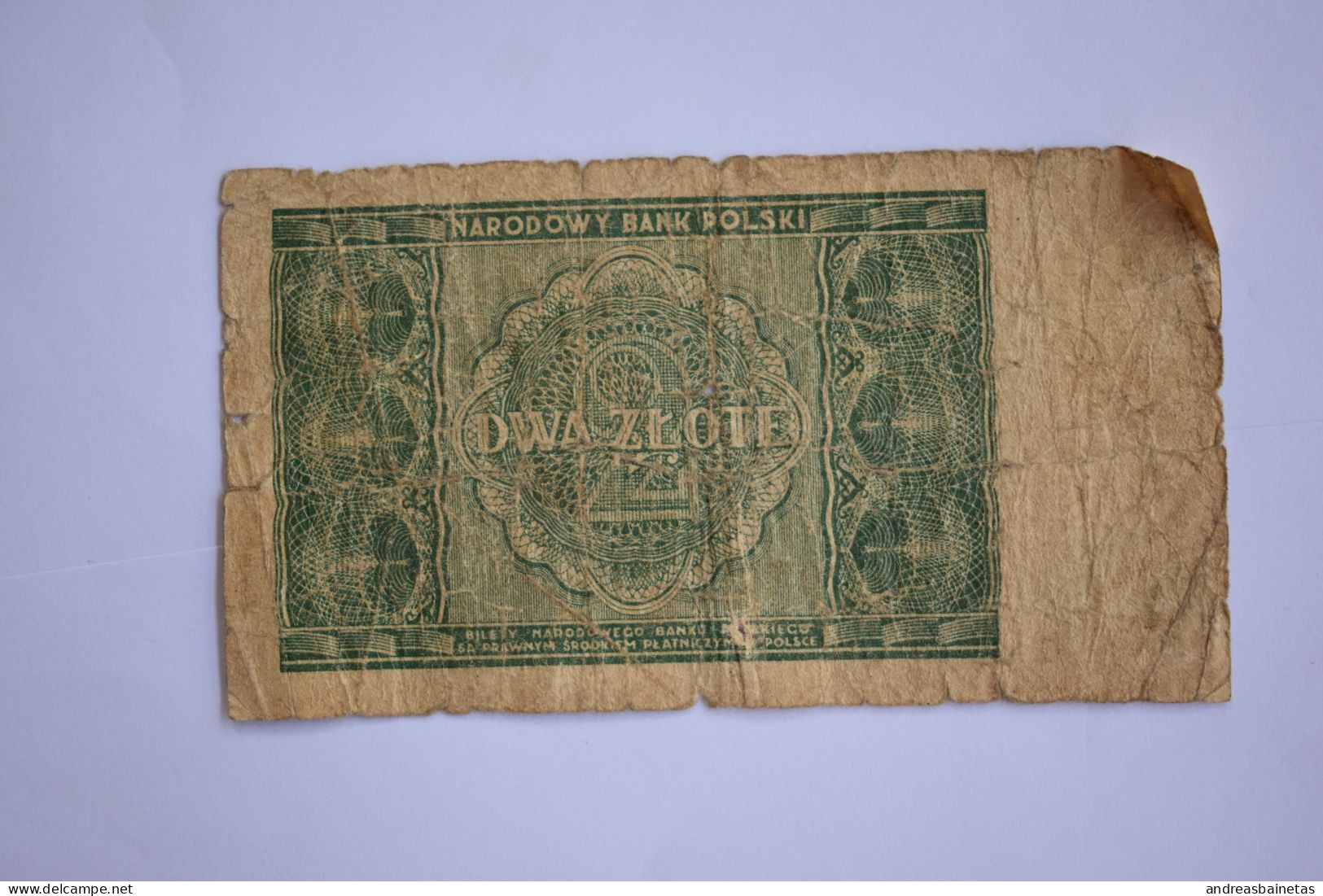 Banknotes Poland  2 Zloty  1946 P# 124 - Pologne