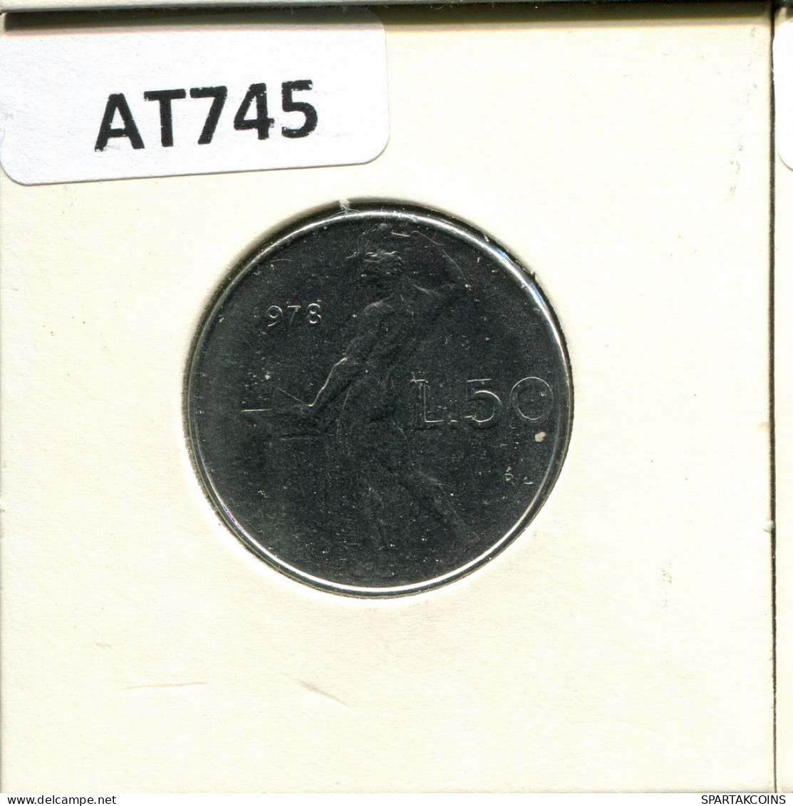 50 LIRE 1978 ITALIEN ITALY Münze #AT745.D.A - 50 Liras