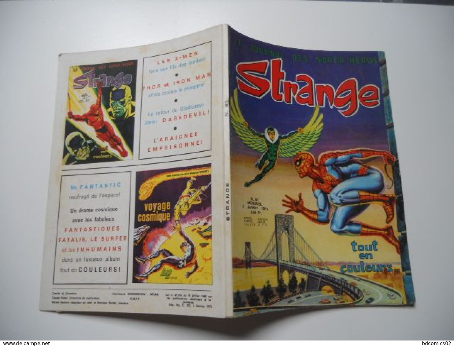 Strange N° 61 LUG De Janvier 1975 TBE - Strange