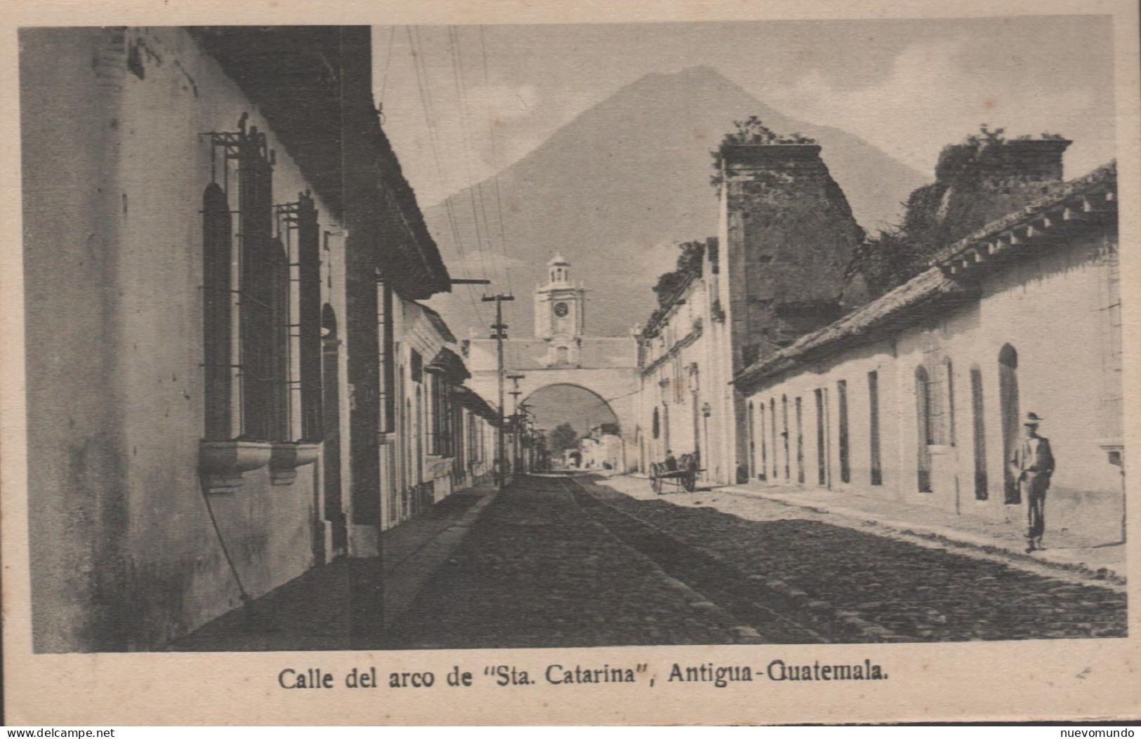 11 tarjetas de Antigua Guatemala editadas por C. Francisco Juárez A. de Antigua Guatemala