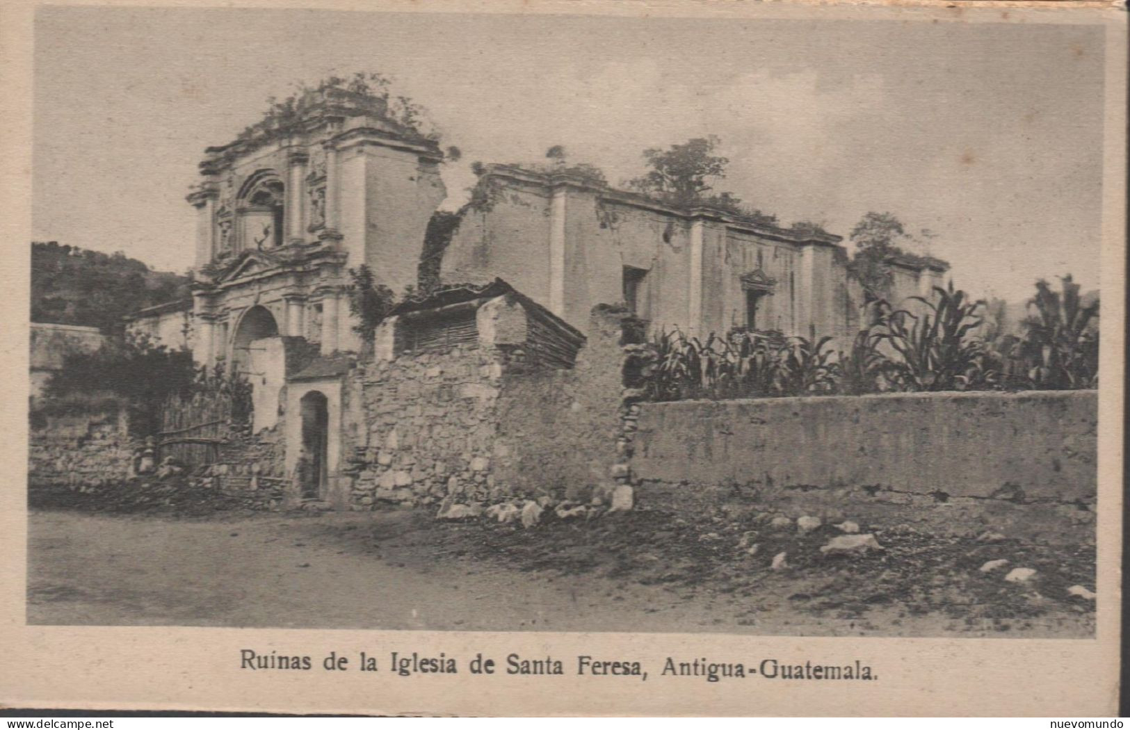 11 tarjetas de Antigua Guatemala editadas por C. Francisco Juárez A. de Antigua Guatemala