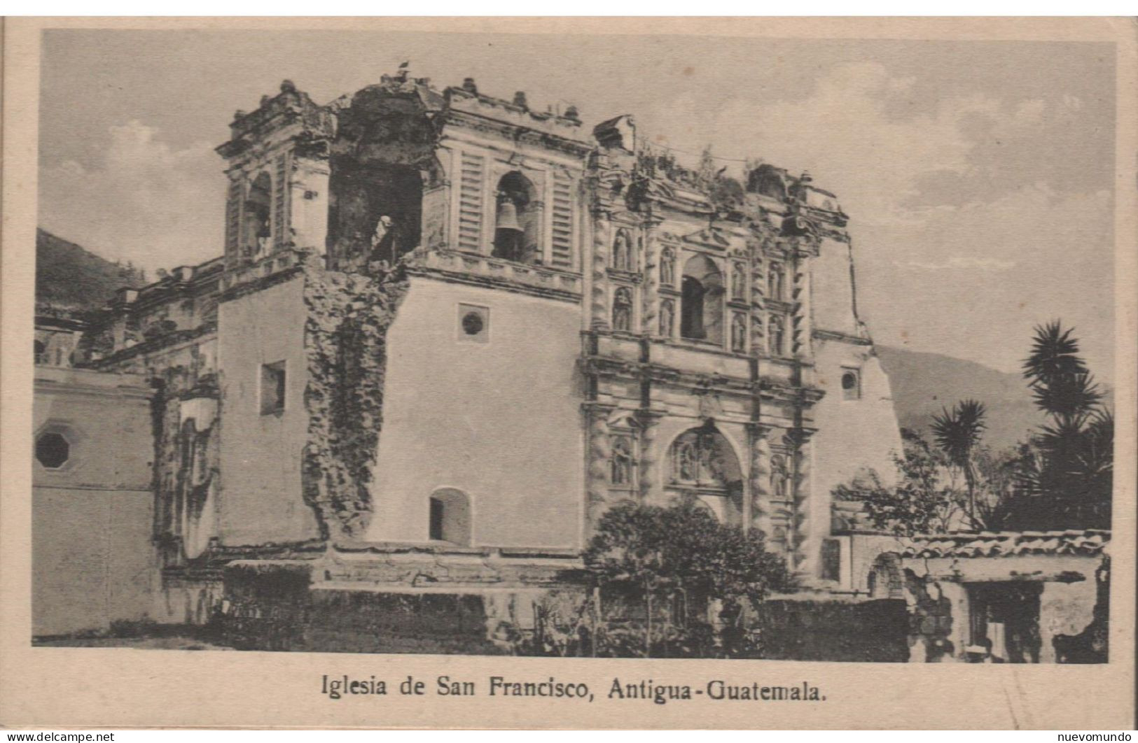 11 tarjetas de Antigua Guatemala editadas por C. Francisco Juárez A. de Antigua Guatemala