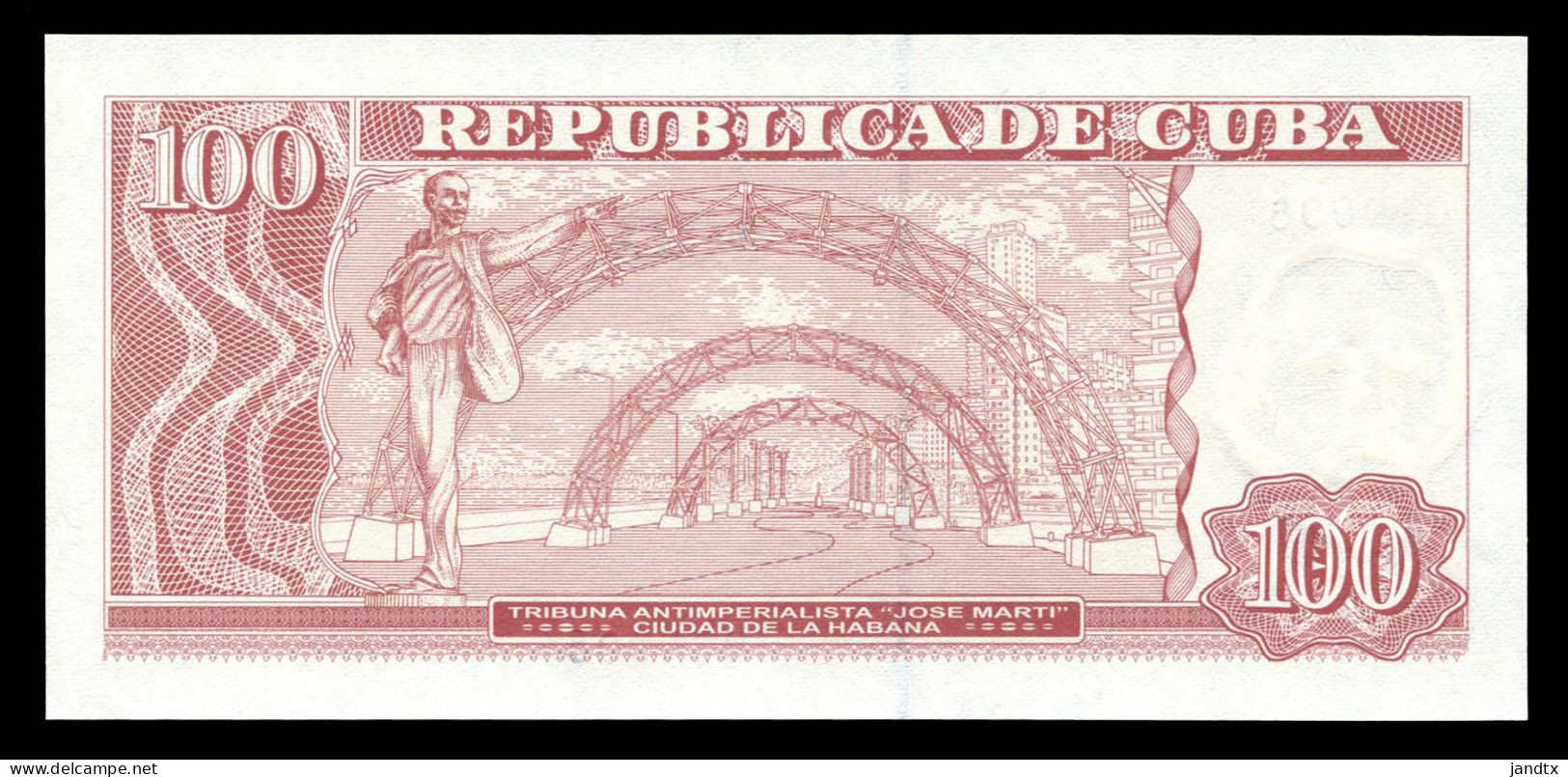 CUBA 100 PESOS 2023 # 000008 SC UNC - Cuba