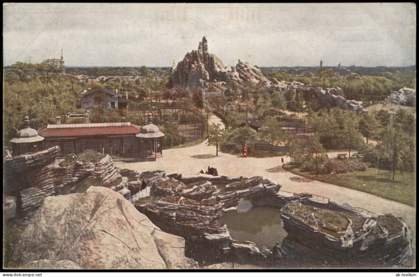 Stellingen-Hamburg Carl Hagenbeck's Tierpark Vom Nordland-Panorama Aus 1912 - Stellingen