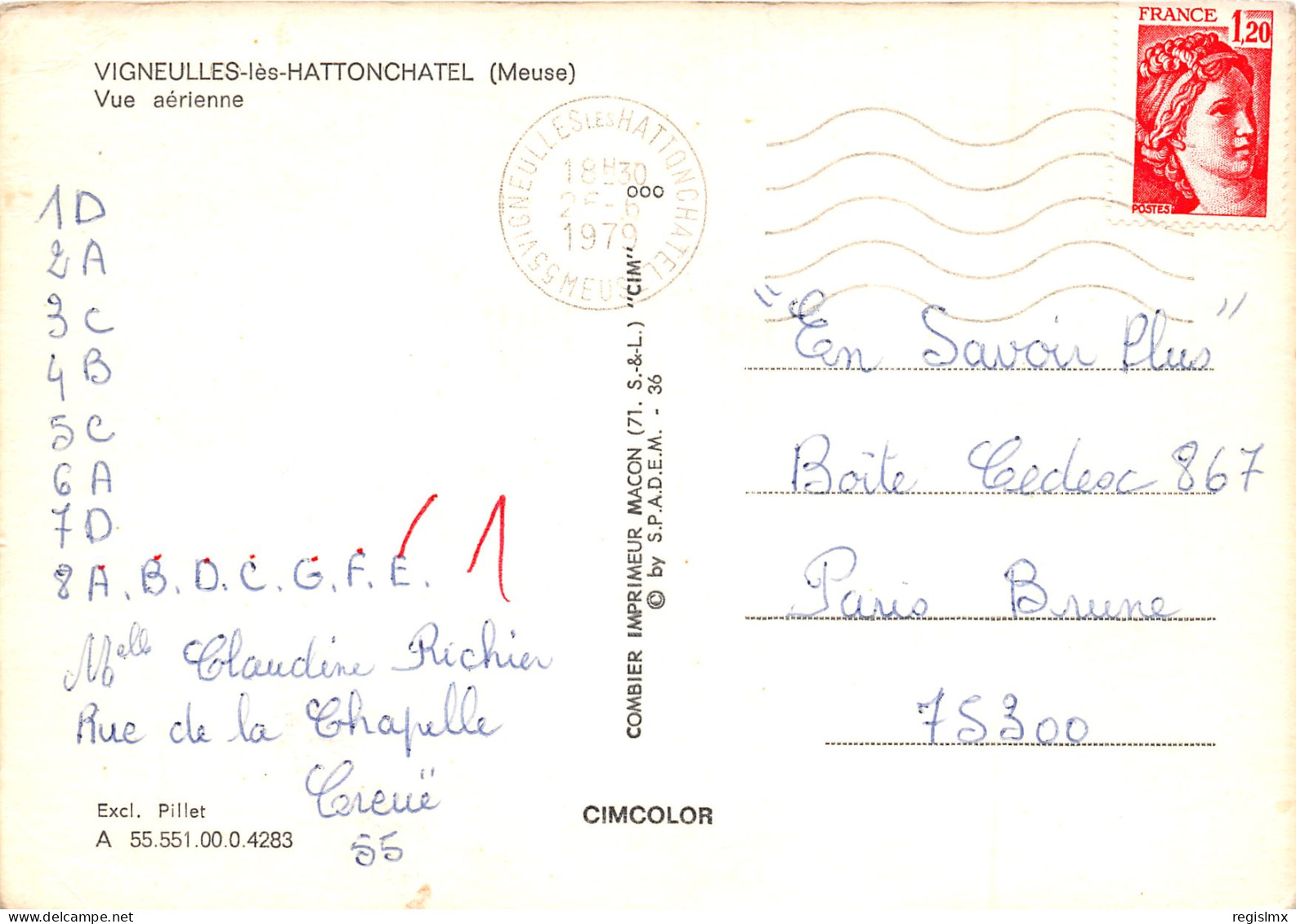 55-VIGNEULLES LES HATTONCHATEL-N°T245-A/0153 - Vigneulles Les Hattonchatel