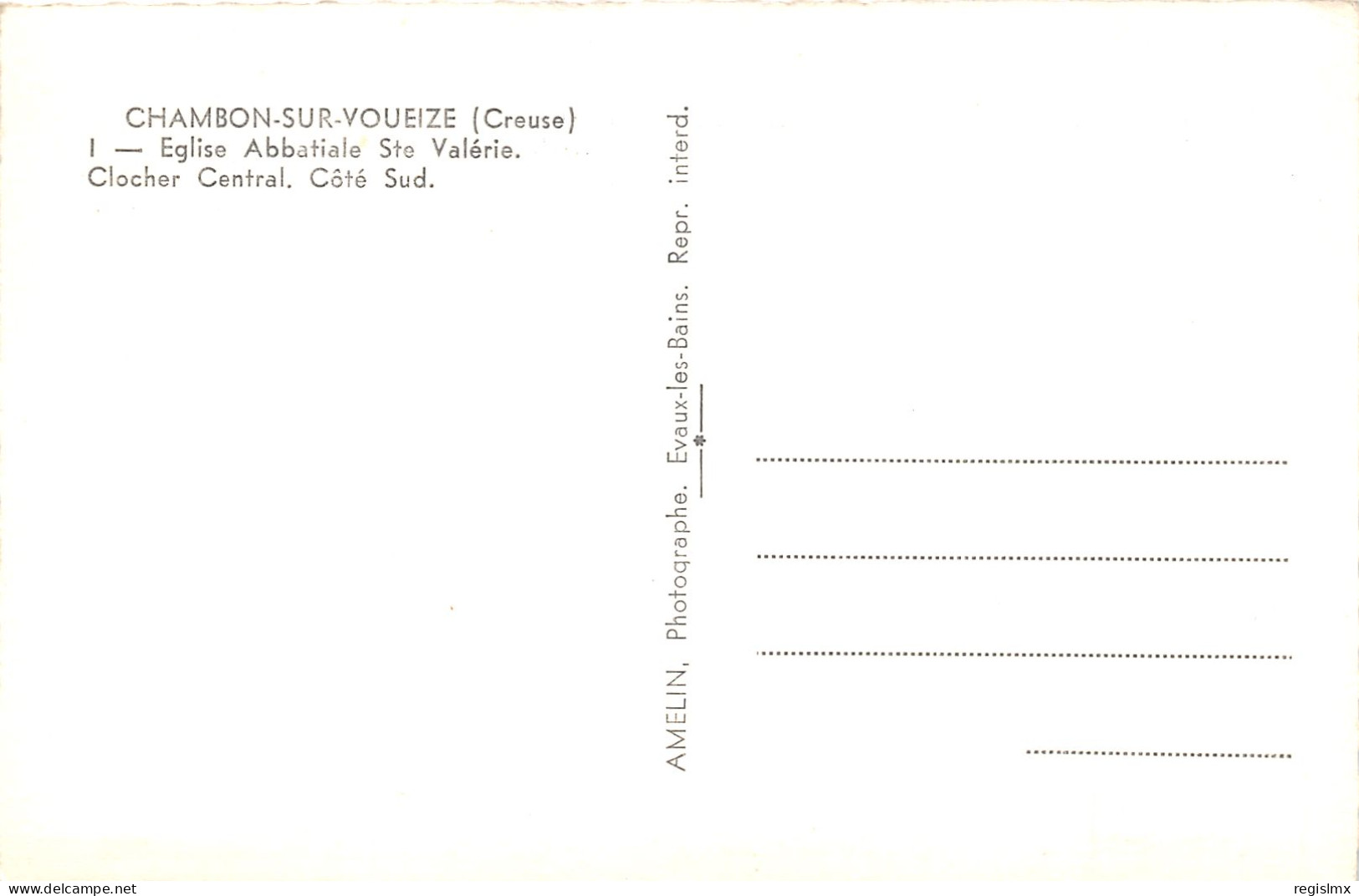 23-CHAMBON SUR VOUEIZE-N°T250-D/0049 - Chambon Sur Voueize