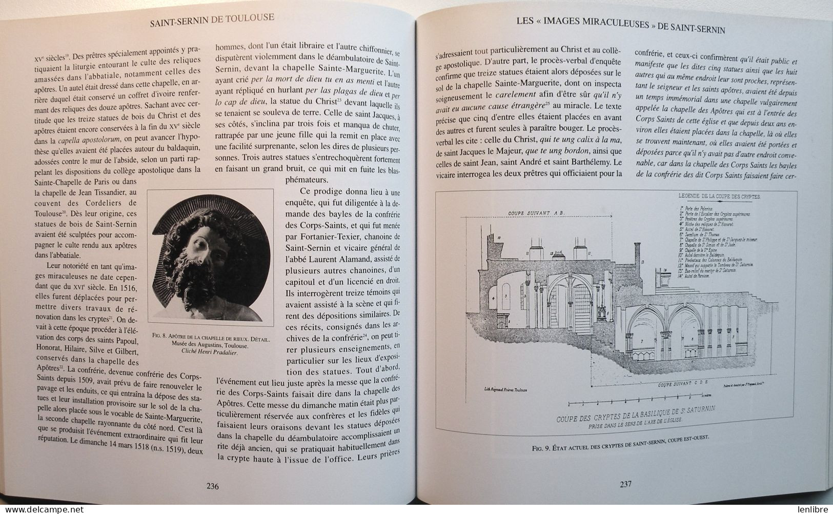 SAINT-SERNIN De TOULOUSE. IXe Centenaire. Ouvrage Collectif.1996. - Midi-Pyrénées