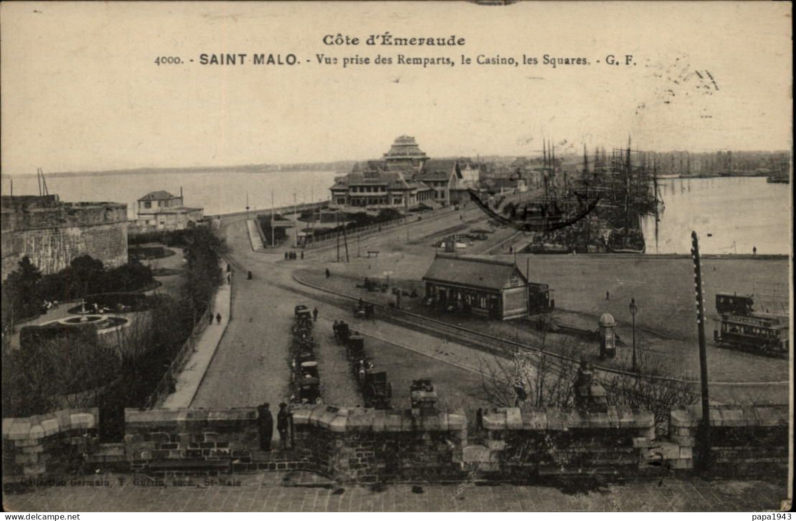 1916  Encadré  " HOPITAL DEPOT N° 80  SAINT SERVAN "  Envoyée Au PETIT QUEVILLY - Briefe U. Dokumente