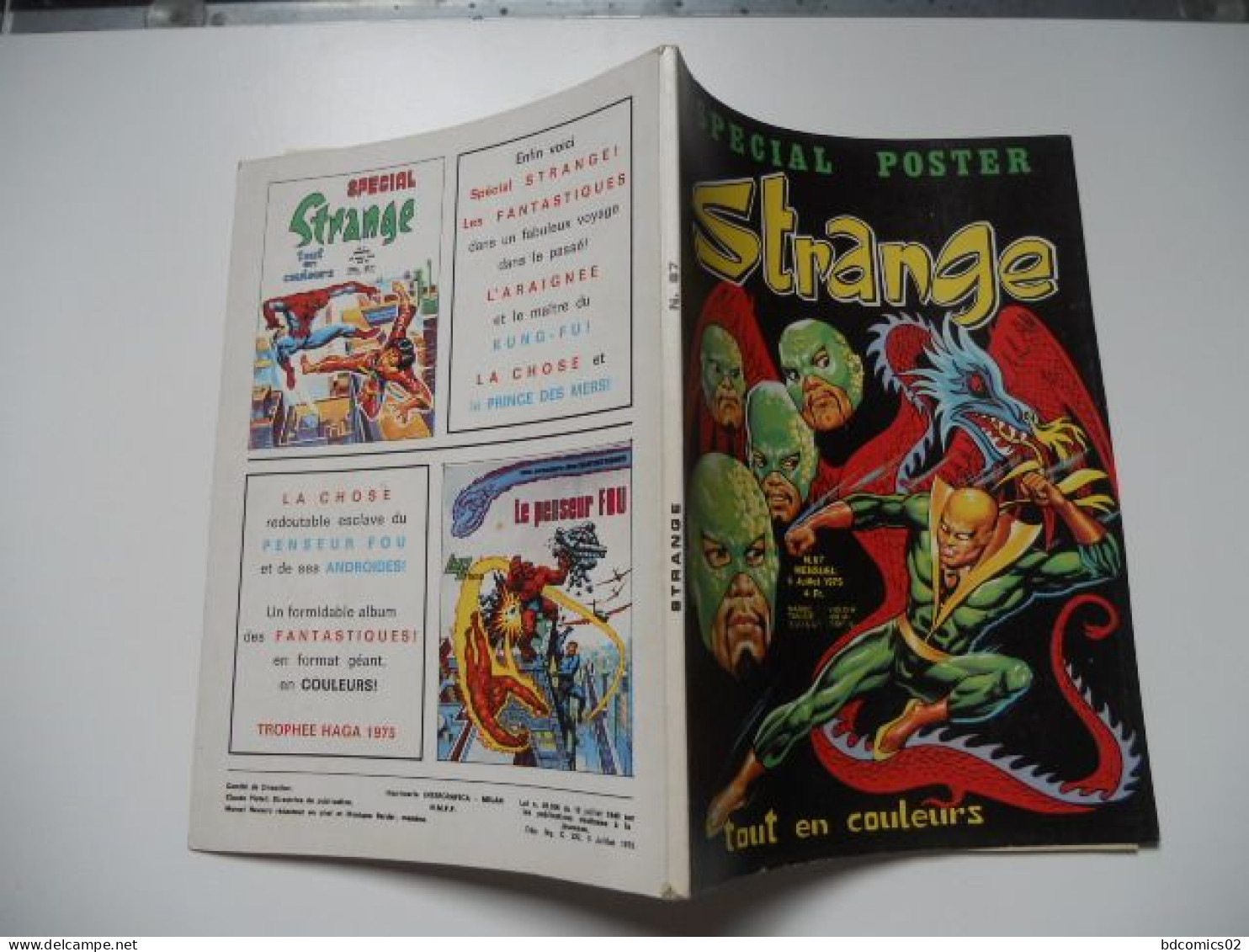 Strange N° 67 LUG De Juillet 1975 Sans Poster - TBE - Strange