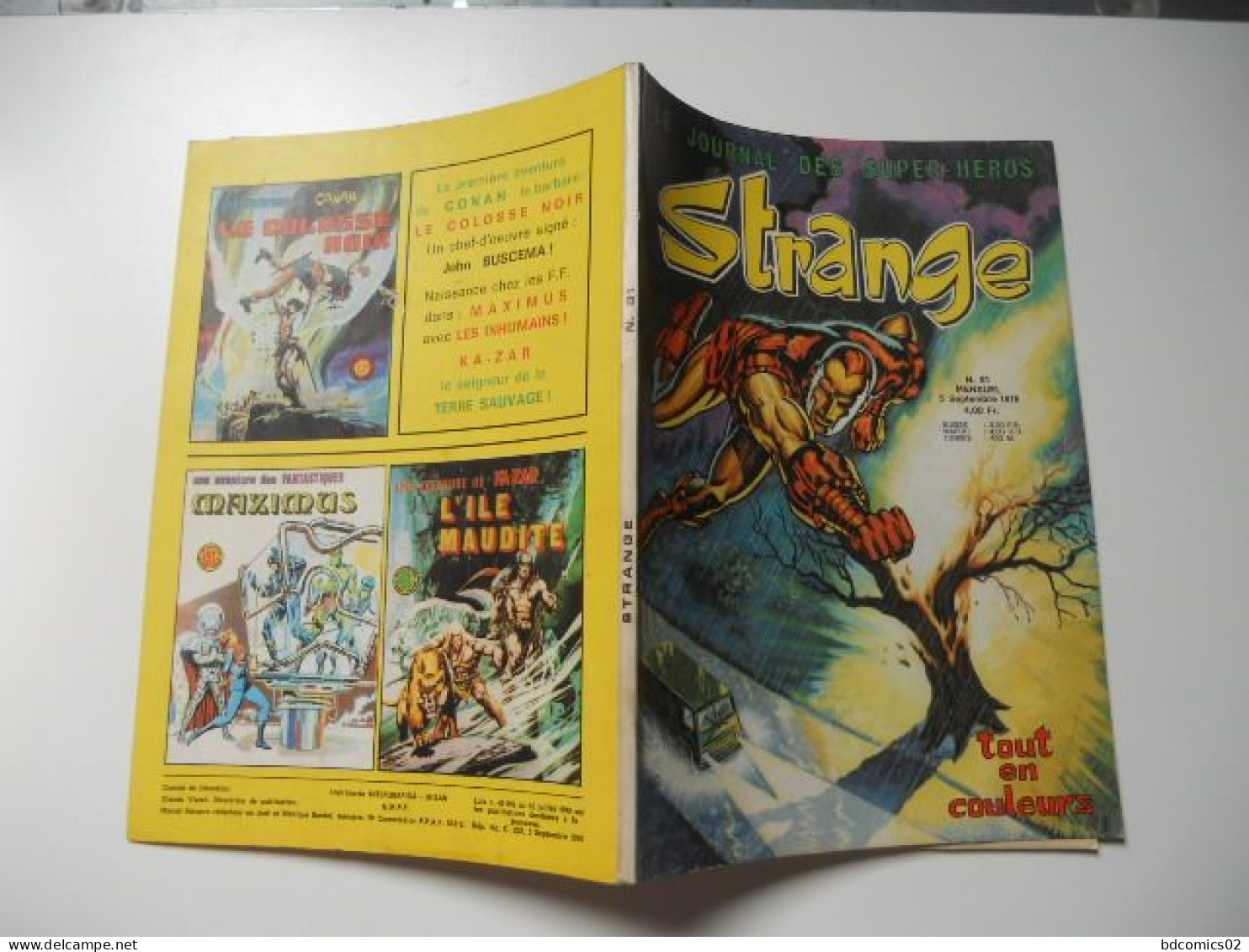 Strange N° 81 LUG De Septembre 1976 -TBE - Strange