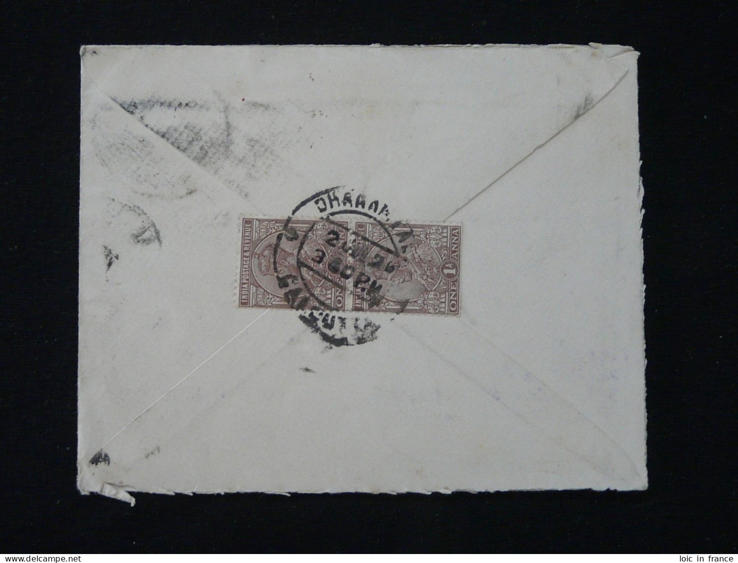 Entier Postal Old Stationery With Postage & Revenue Stamps On Back India (around 1920?) - 1902-11 Koning Edward VII
