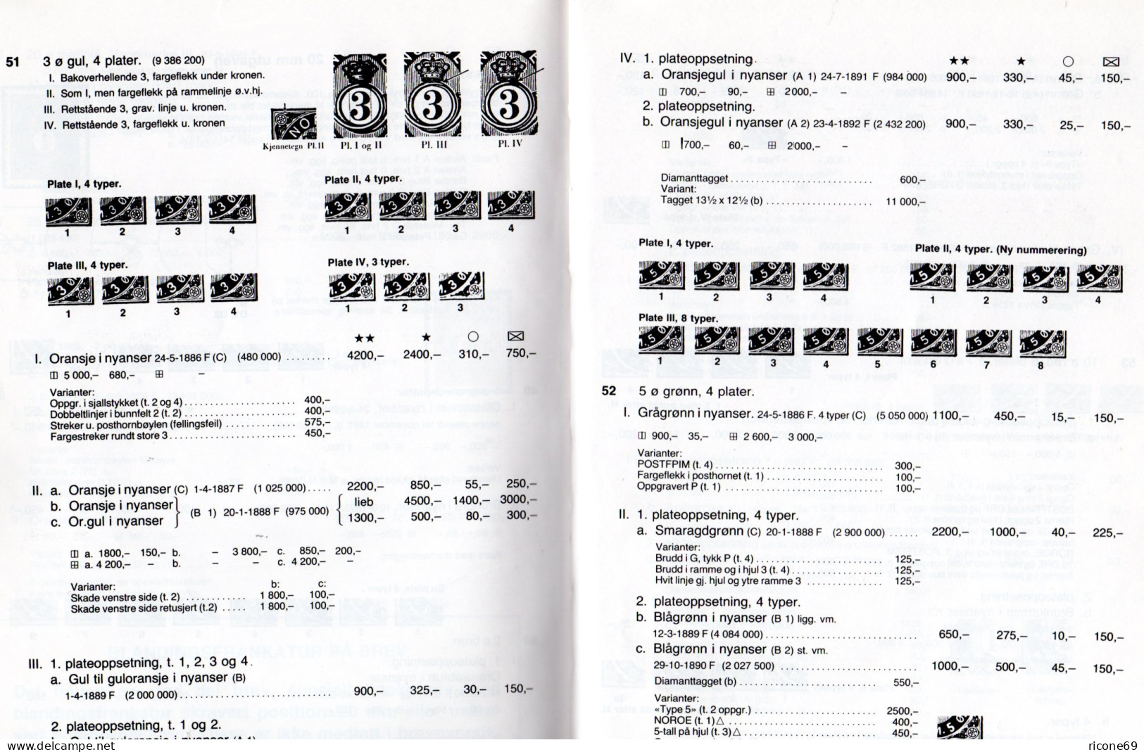 Der Norwegen Spezialkatalog 1992 m. Brief- u. Stempelbewertung ab Vorphila