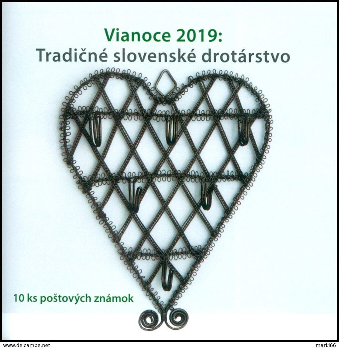 Slovakia - 2019 - Christmas - Traditional Slovak Tinsmithing - Mint Self-adhesive Stamp Booklet - Nuovi