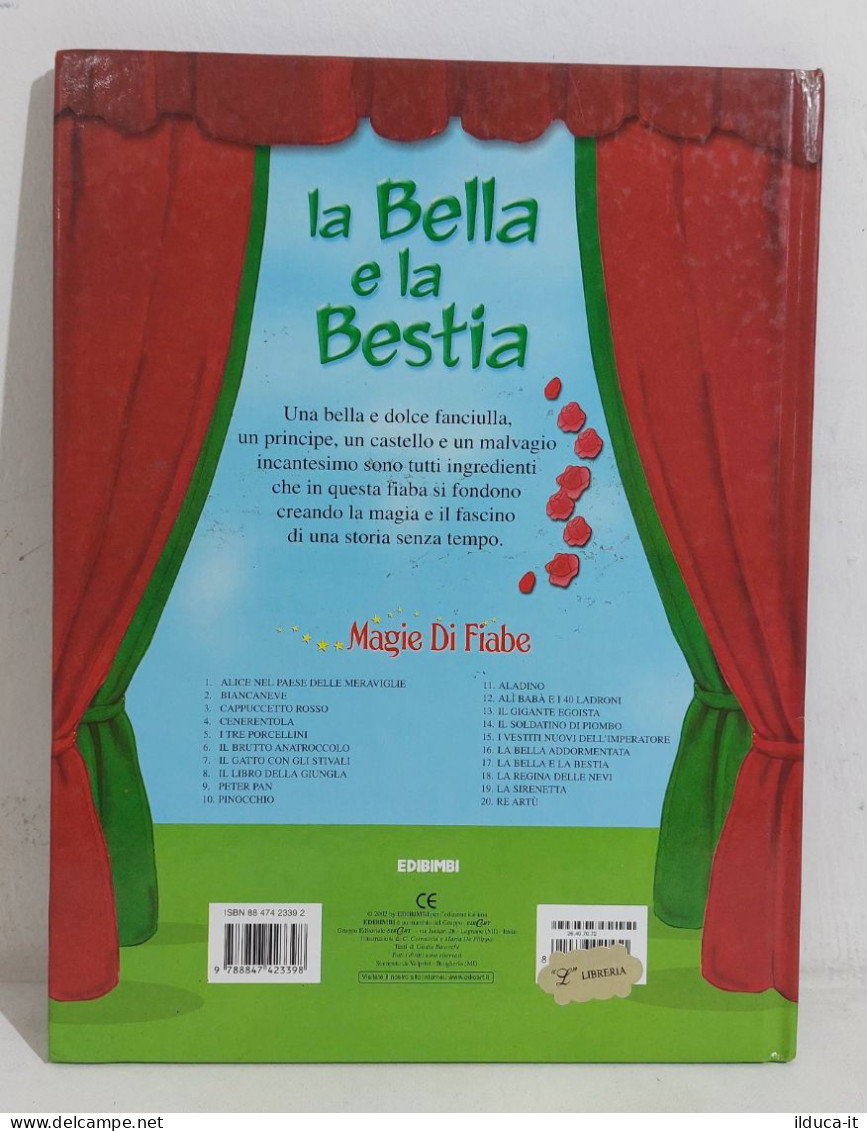 37298 Lb8 Magie Di Fiabe - La Bella E La Bestia - Edibimbi 2002 - Kinder Und Jugend