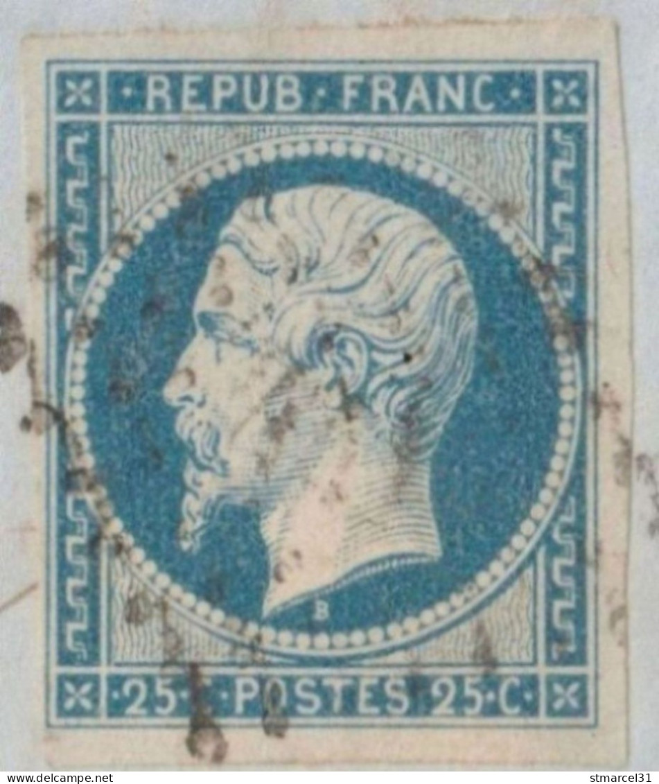 LETTRE HORS COTE GRAND LUXE N°10 - 1852 Luis-Napoléon