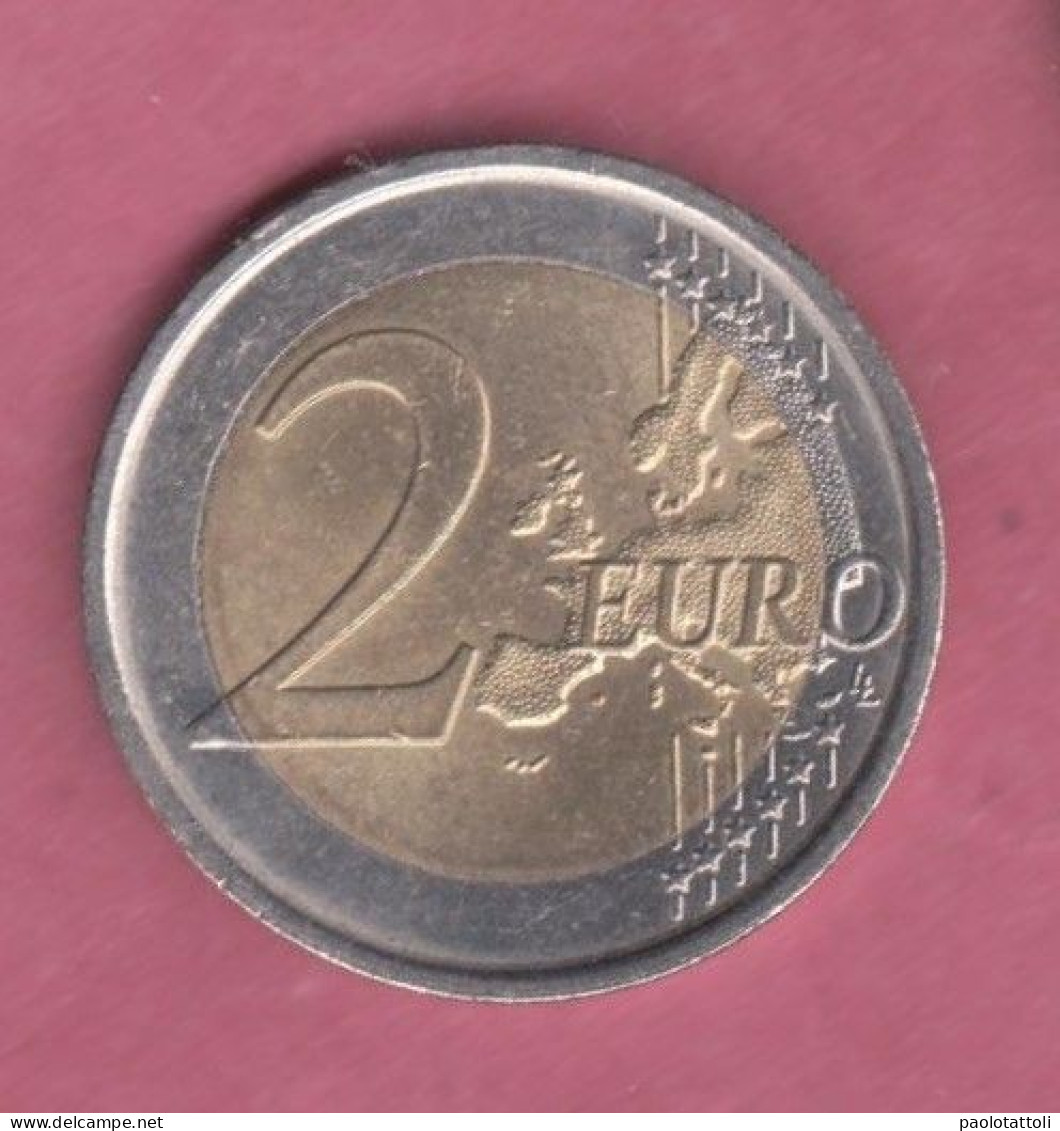 Austria, 2020- 2 Euro- 1st Map-  Bimetallic Nickel Brass Clad Nickel Center In Copper-nickel Ring. - Austria