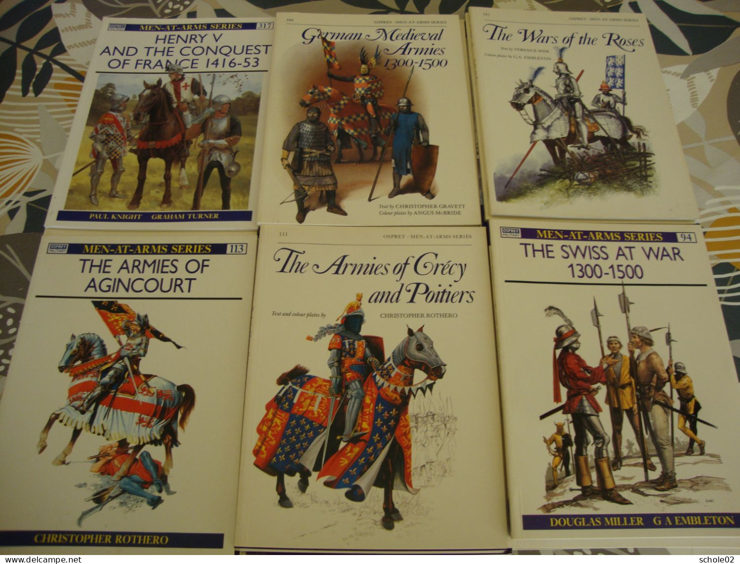 Lot De 30 Titres Osprey Série Men At Arms - Anglais